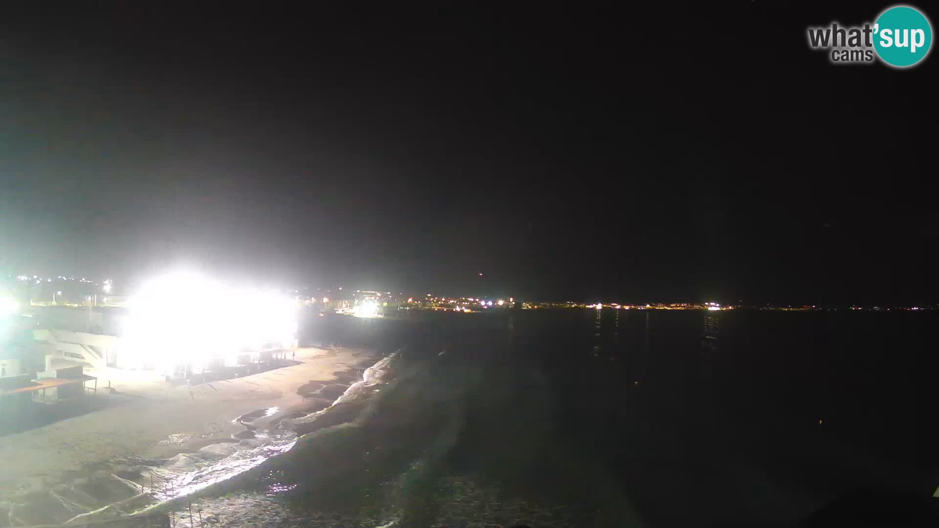 Camera en vivo Golfo de Cagliari – Playa del Poetto – Cerdeña