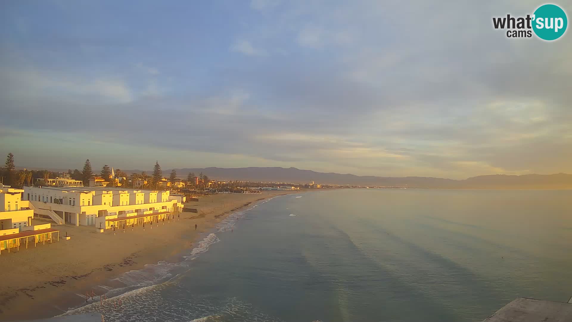 Live Webcam Golfo di Cagliari – Spiaggia del Poetto – Sardegna