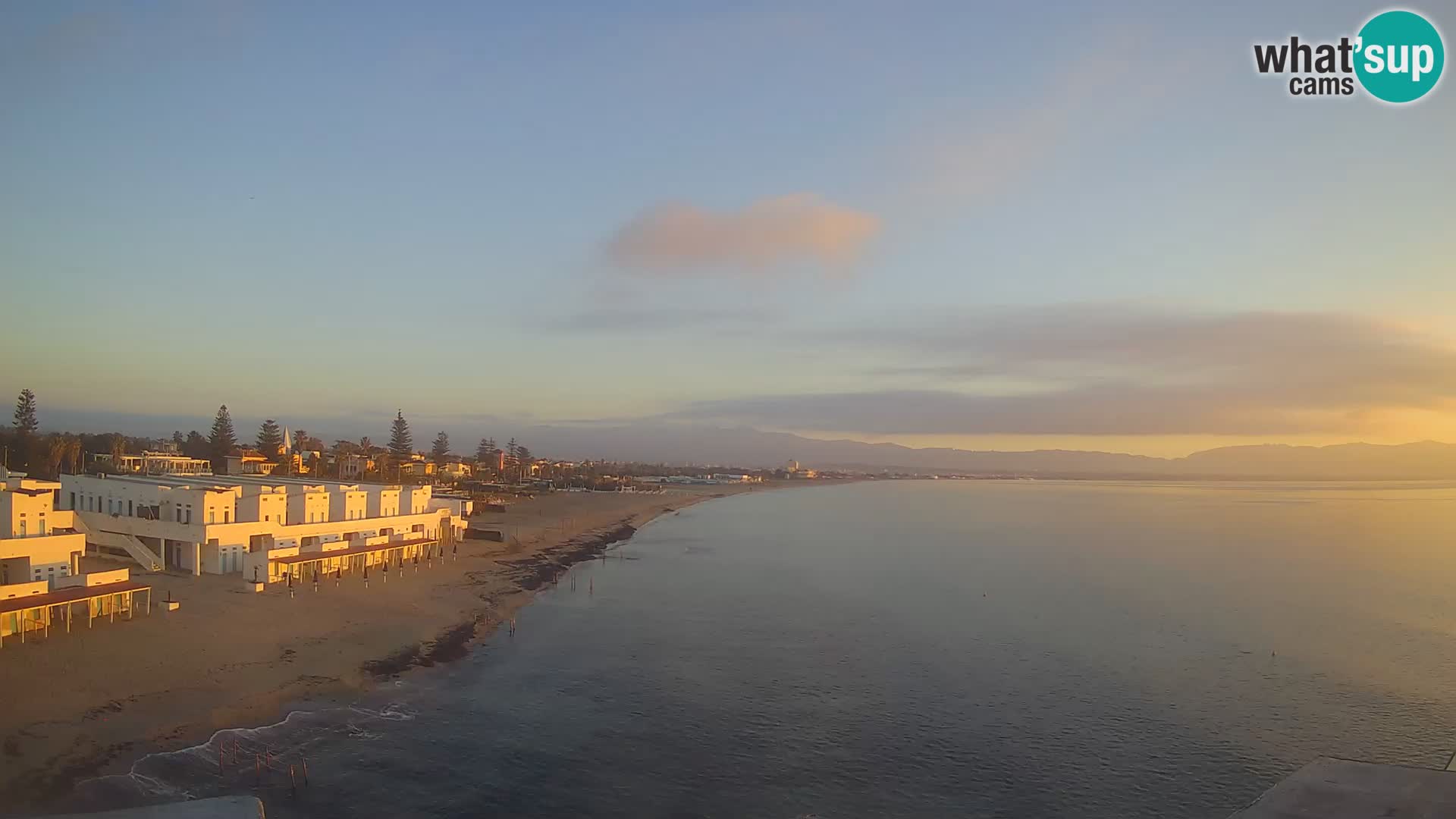 Live Webcam Golfo di Cagliari – Spiaggia del Poetto – Sardegna