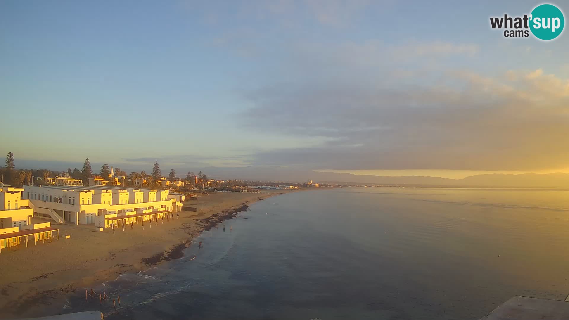 Live Webcam Golfo di Cagliari – Spiaggia del Poetto – Sardegna