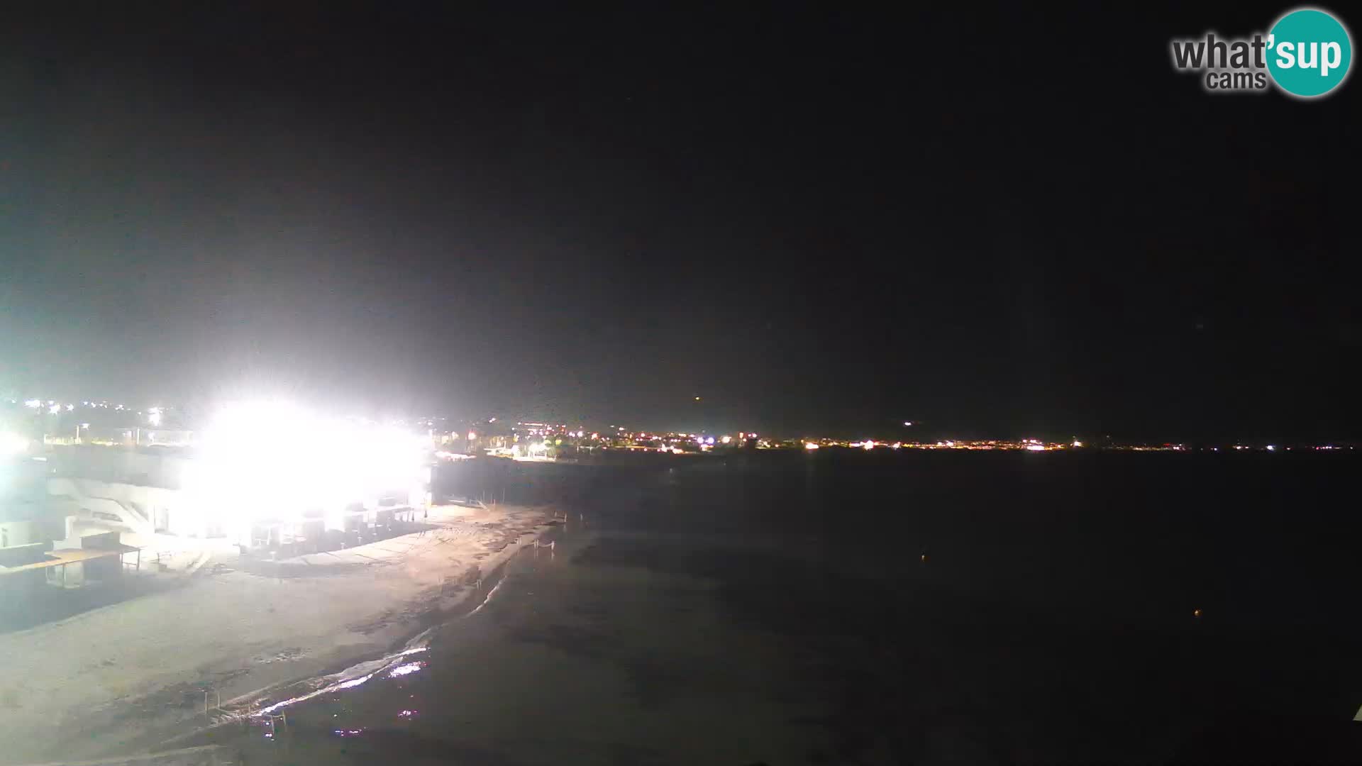 Camera en vivo Golfo de Cagliari – Playa del Poetto – Cerdeña