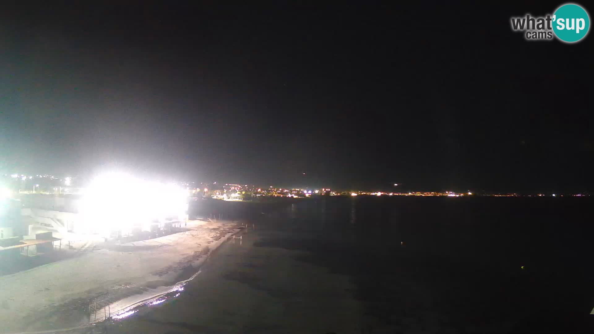 Camera en vivo Golfo de Cagliari – Playa del Poetto – Cerdeña