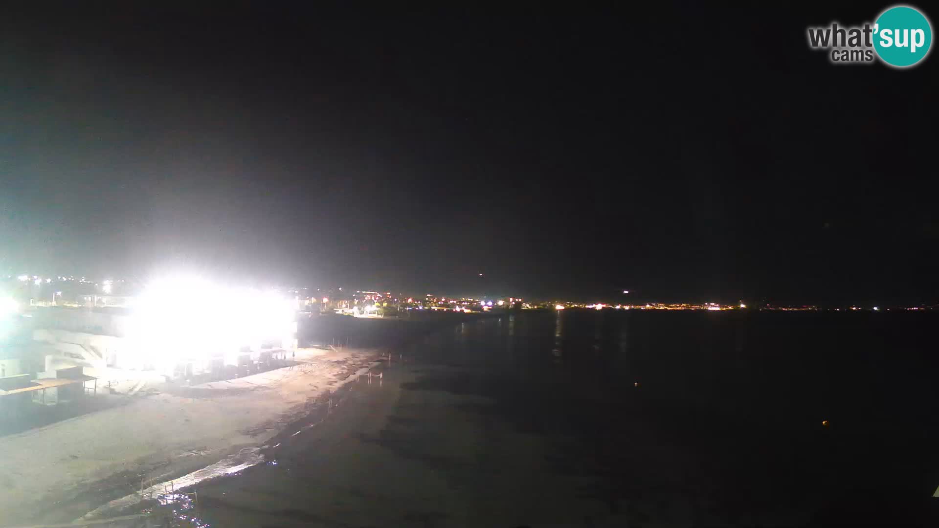 Camera en vivo Golfo de Cagliari – Playa del Poetto – Cerdeña