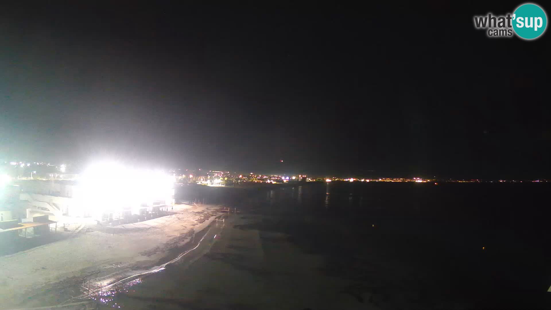 Camera en vivo Golfo de Cagliari – Playa del Poetto – Cerdeña