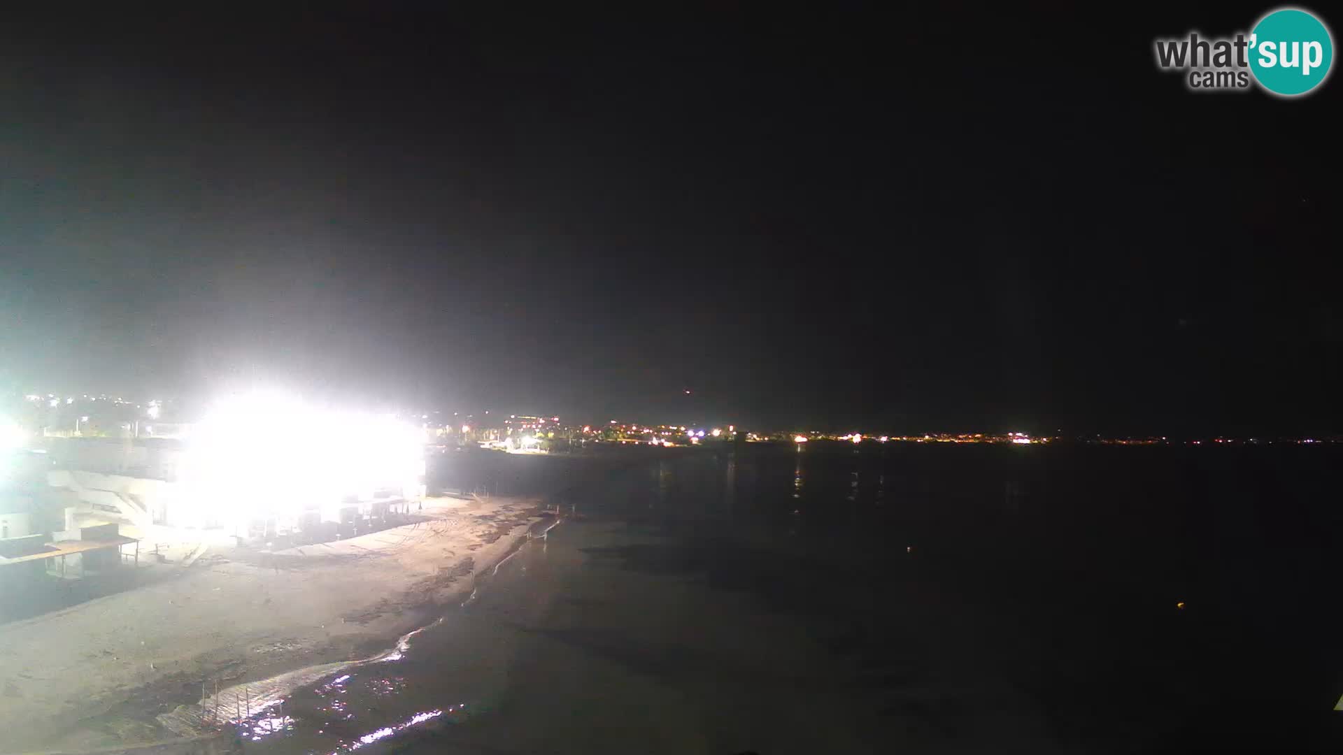 Camera en vivo Golfo de Cagliari – Playa del Poetto – Cerdeña