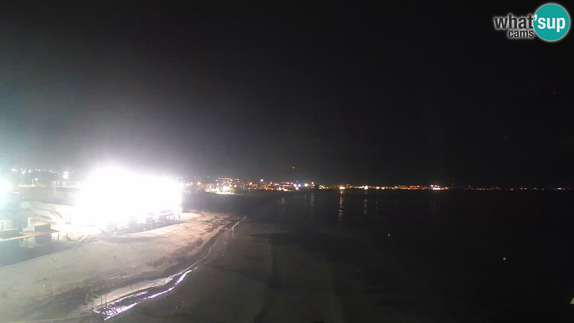 Camera en vivo Golfo de Cagliari – Playa del Poetto – Cerdeña