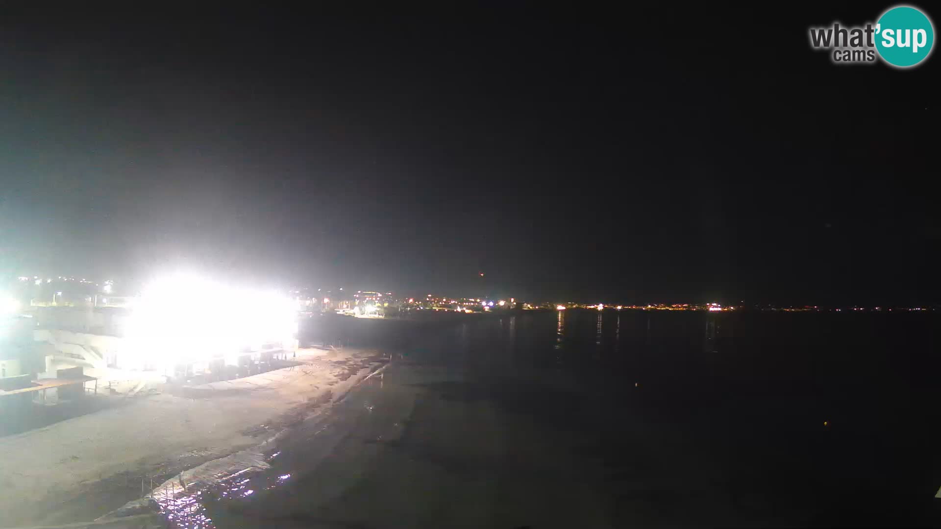 Camera en vivo Golfo de Cagliari – Playa del Poetto – Cerdeña