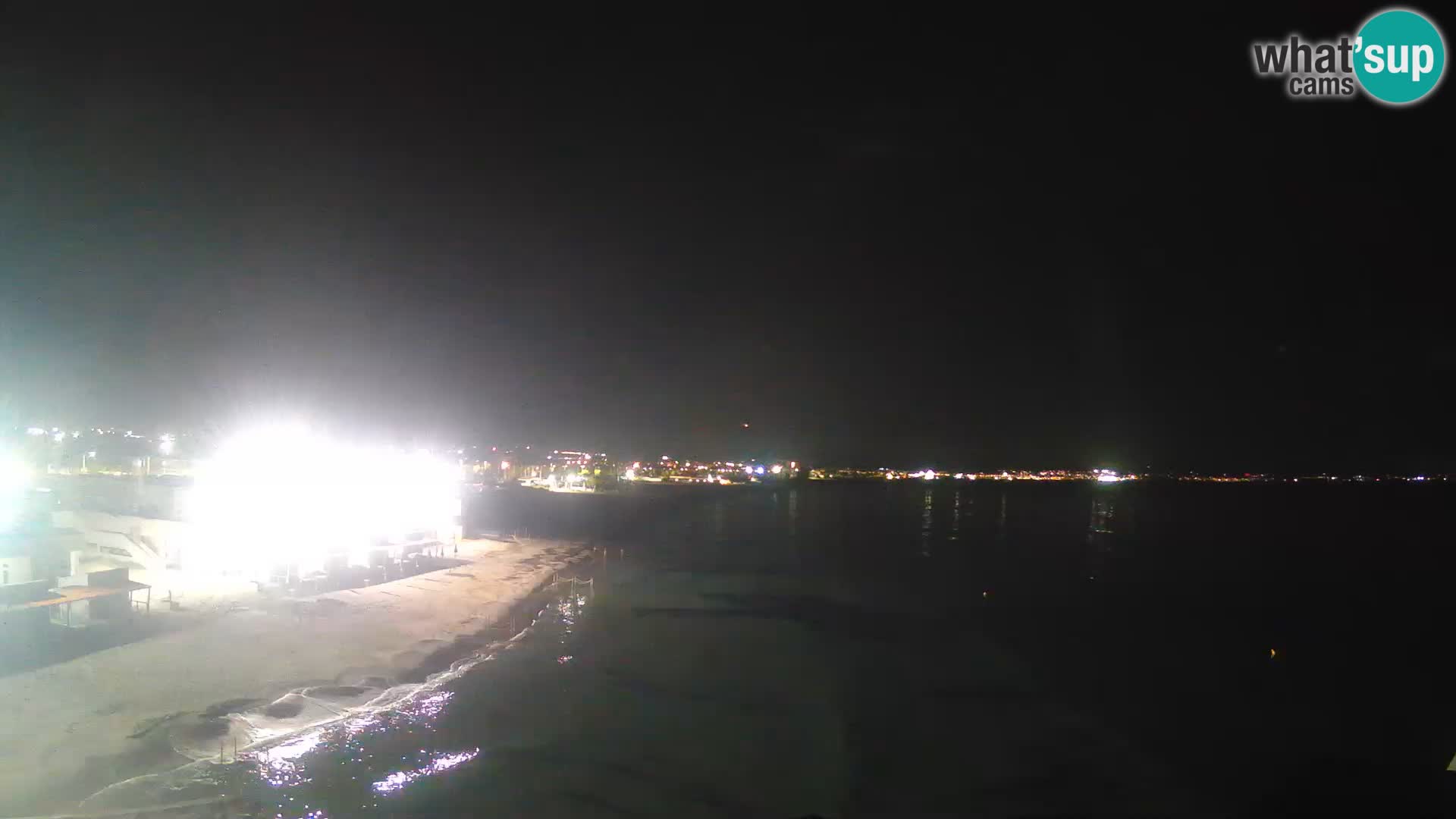 Camera en vivo Golfo de Cagliari – Playa del Poetto – Cerdeña