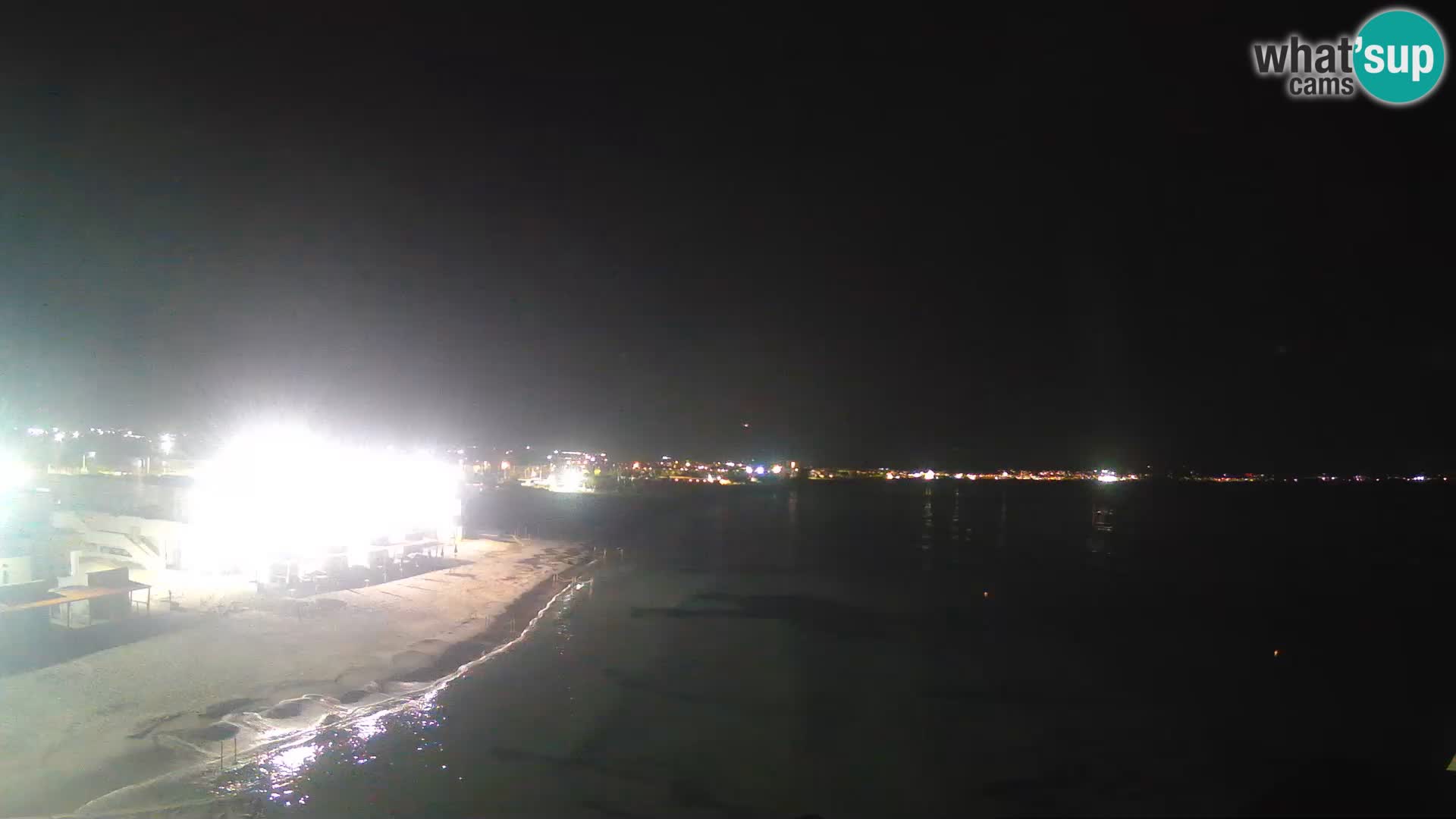 Camera en vivo Golfo de Cagliari – Playa del Poetto – Cerdeña