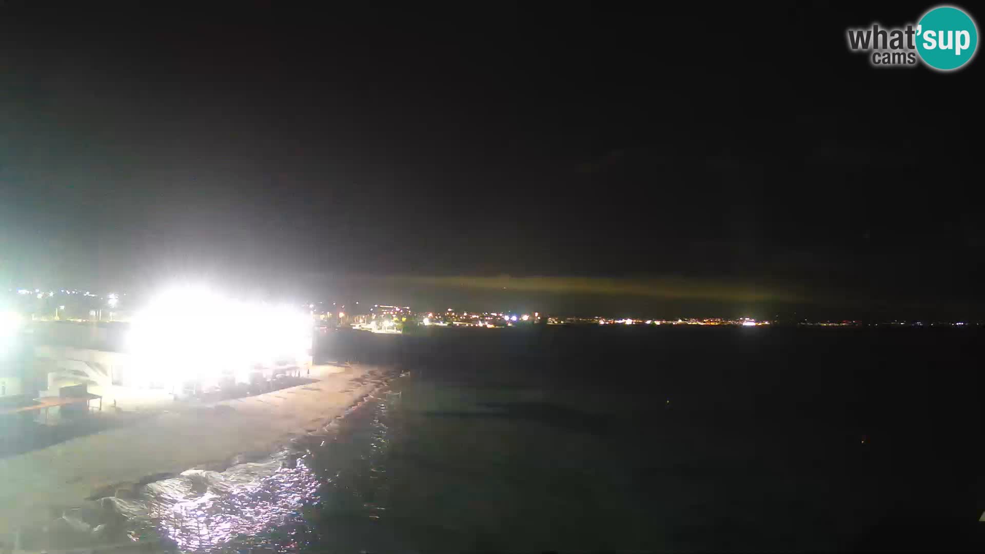 Webcam en direct Golfe de Cagliari – Plage du Poetto – Sardaigne