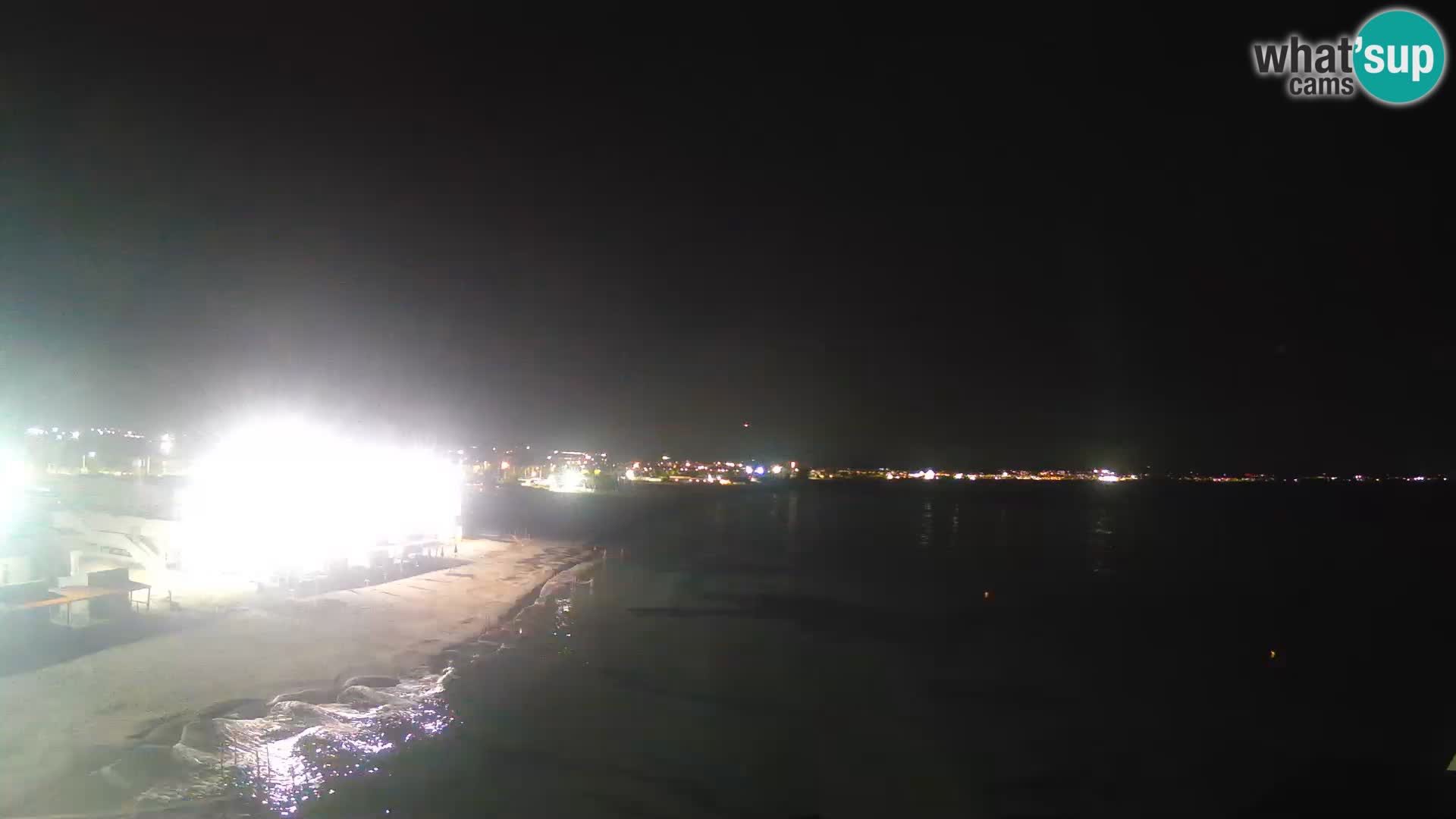 Webcam en direct Golfe de Cagliari – Plage du Poetto – Sardaigne