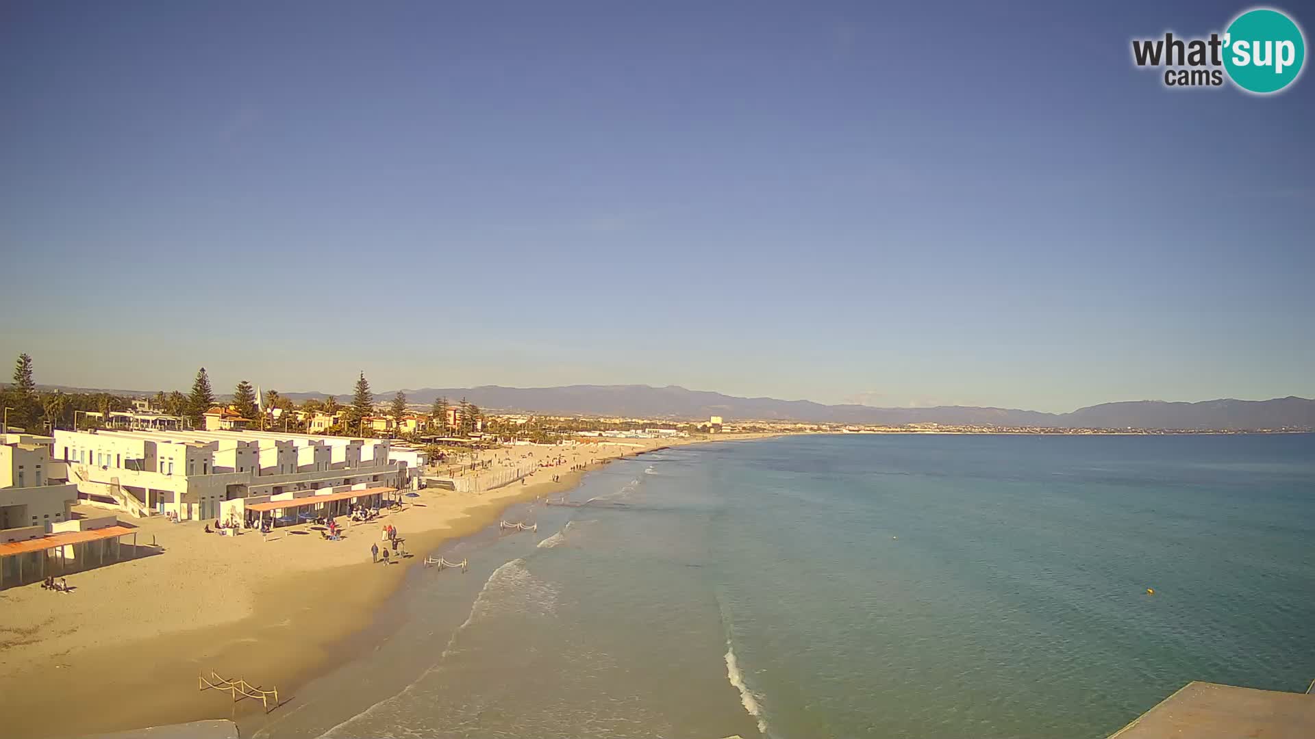 Live Webcam Golfo di Cagliari – Spiaggia del Poetto – Sardegna