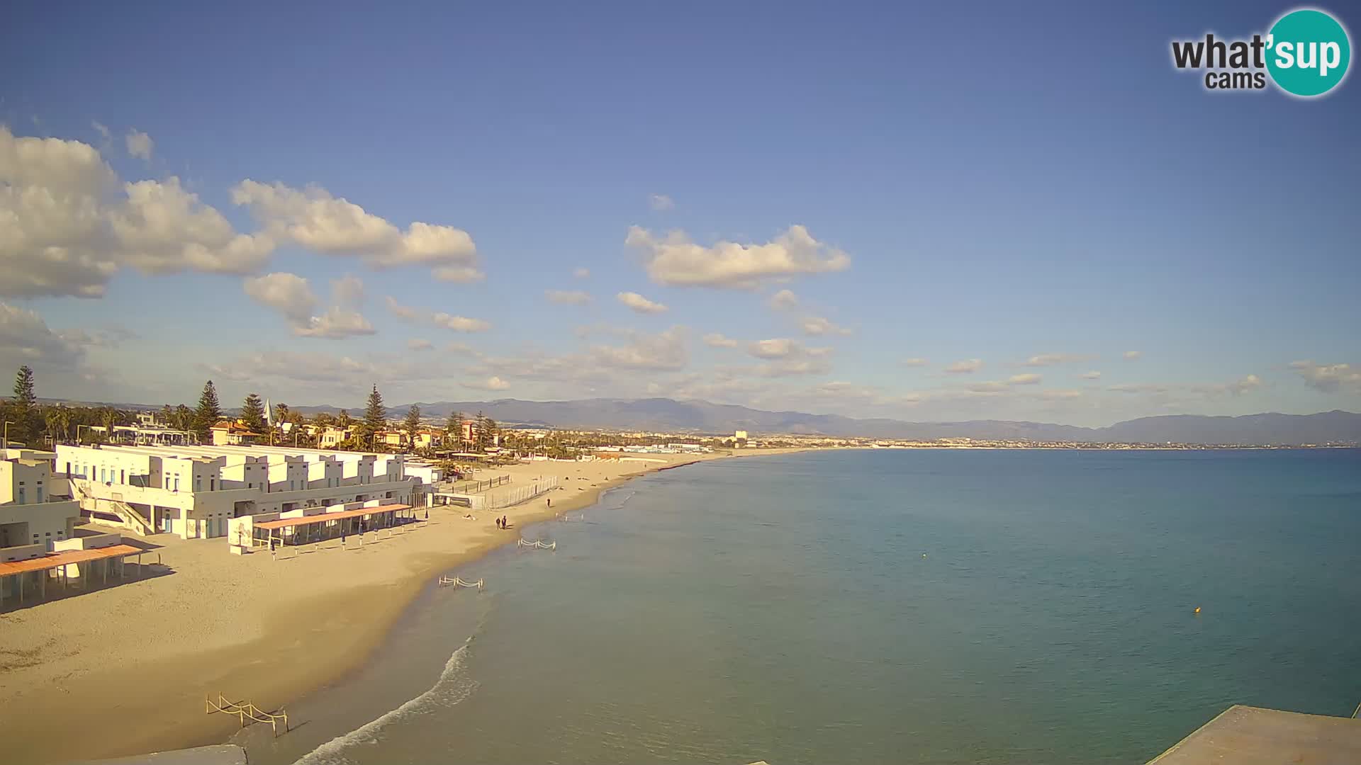 Live Webcam Golfo di Cagliari – Spiaggia del Poetto – Sardegna