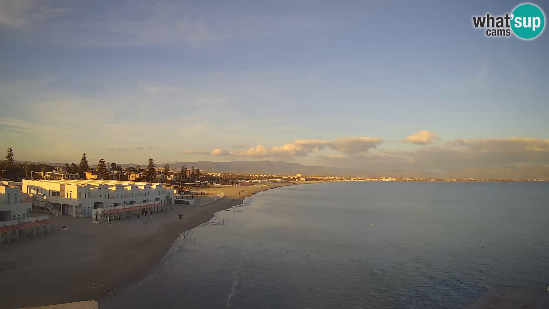 Live Webcam Golfo di Cagliari – Spiaggia del Poetto – Sardegna