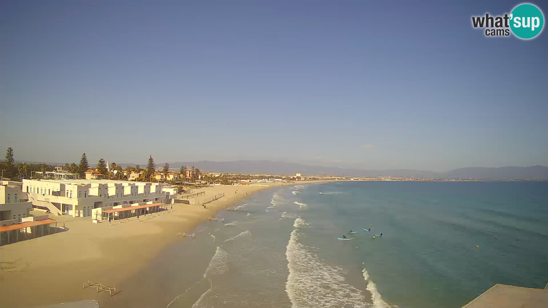 Live Webcam Golf von Cagliari – Strand Poetto – Sardinien