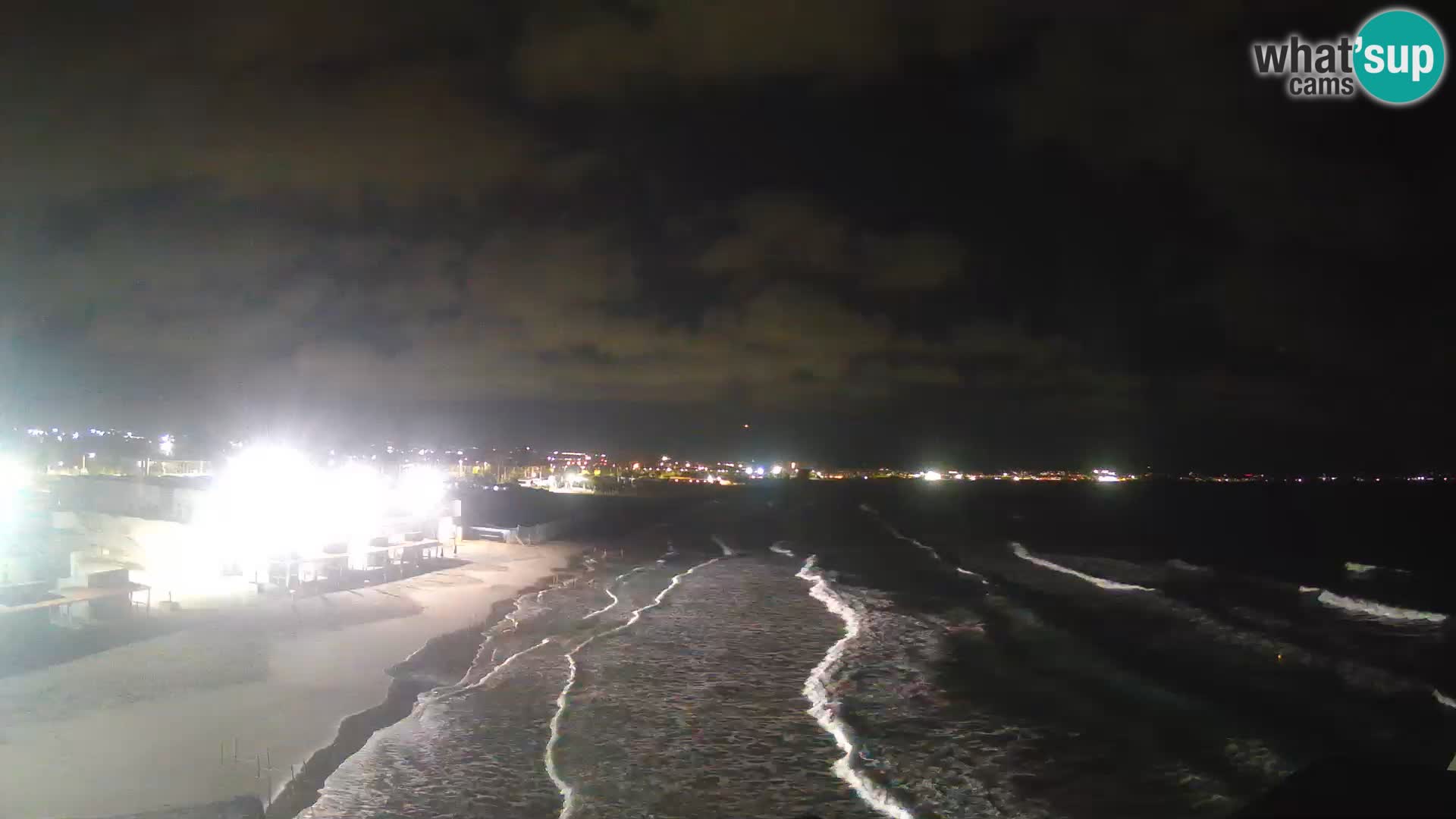 Camera en vivo Golfo de Cagliari – Playa del Poetto – Cerdeña