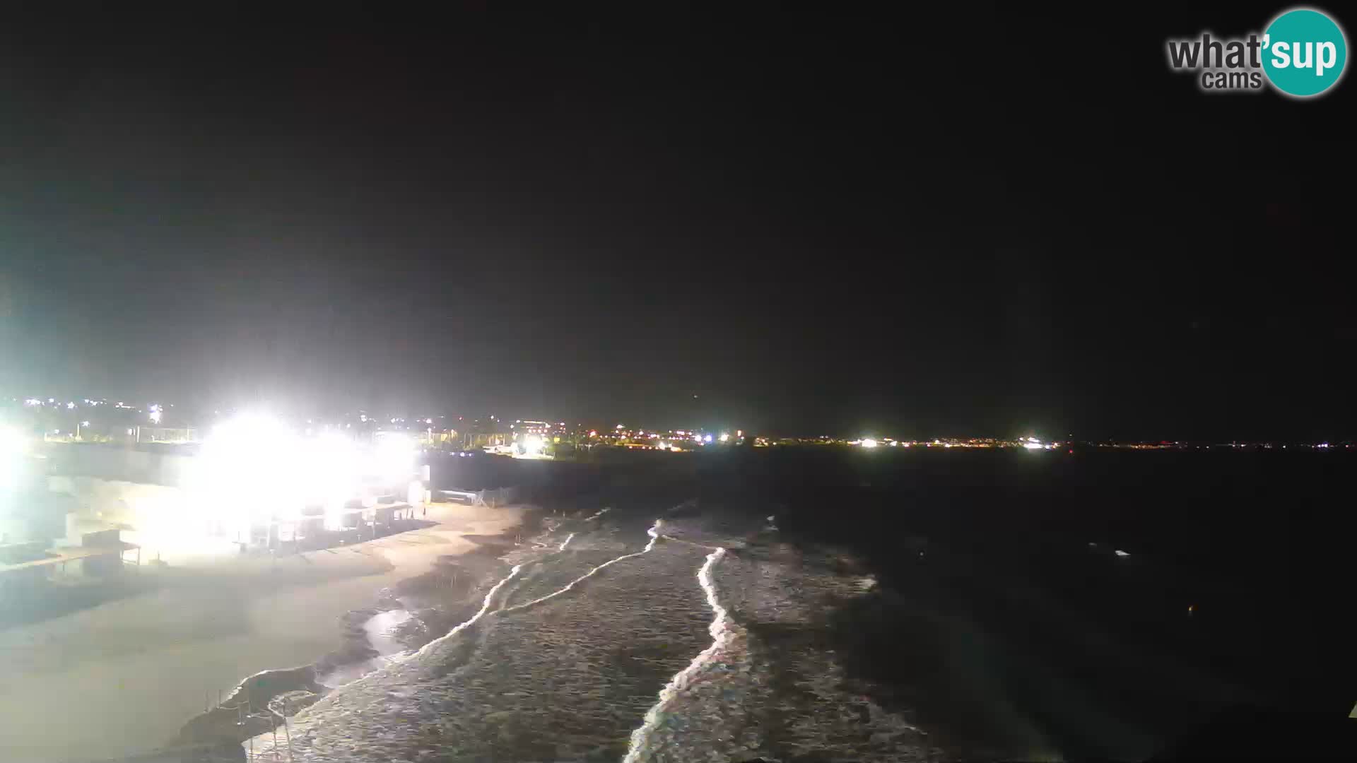 Camera en vivo Golfo de Cagliari – Playa del Poetto – Cerdeña