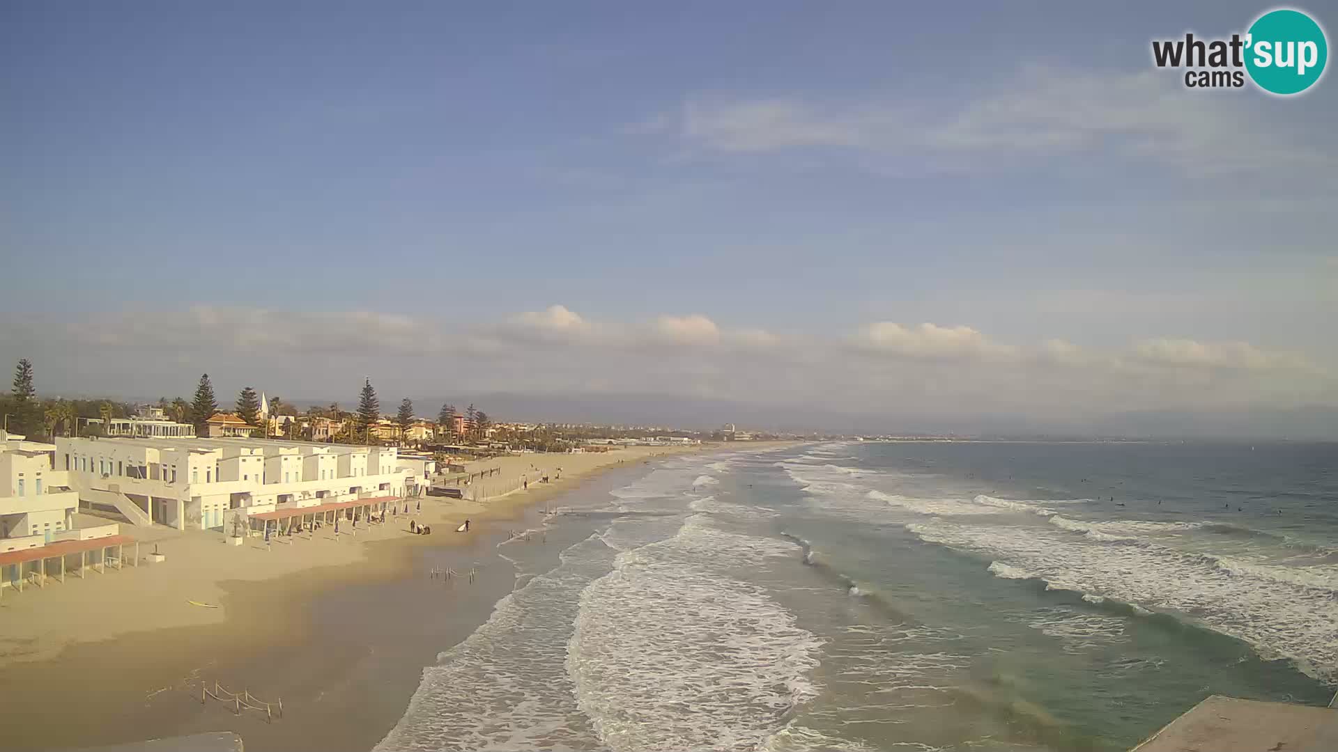 Live Webcam Golfo di Cagliari – Spiaggia del Poetto – Sardegna