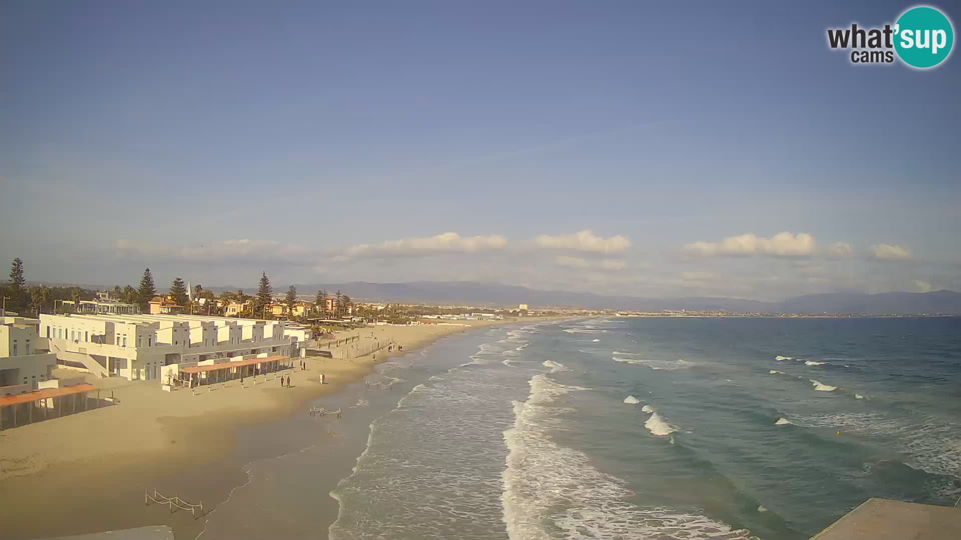 Live Webcam Golfo di Cagliari – Spiaggia del Poetto – Sardegna