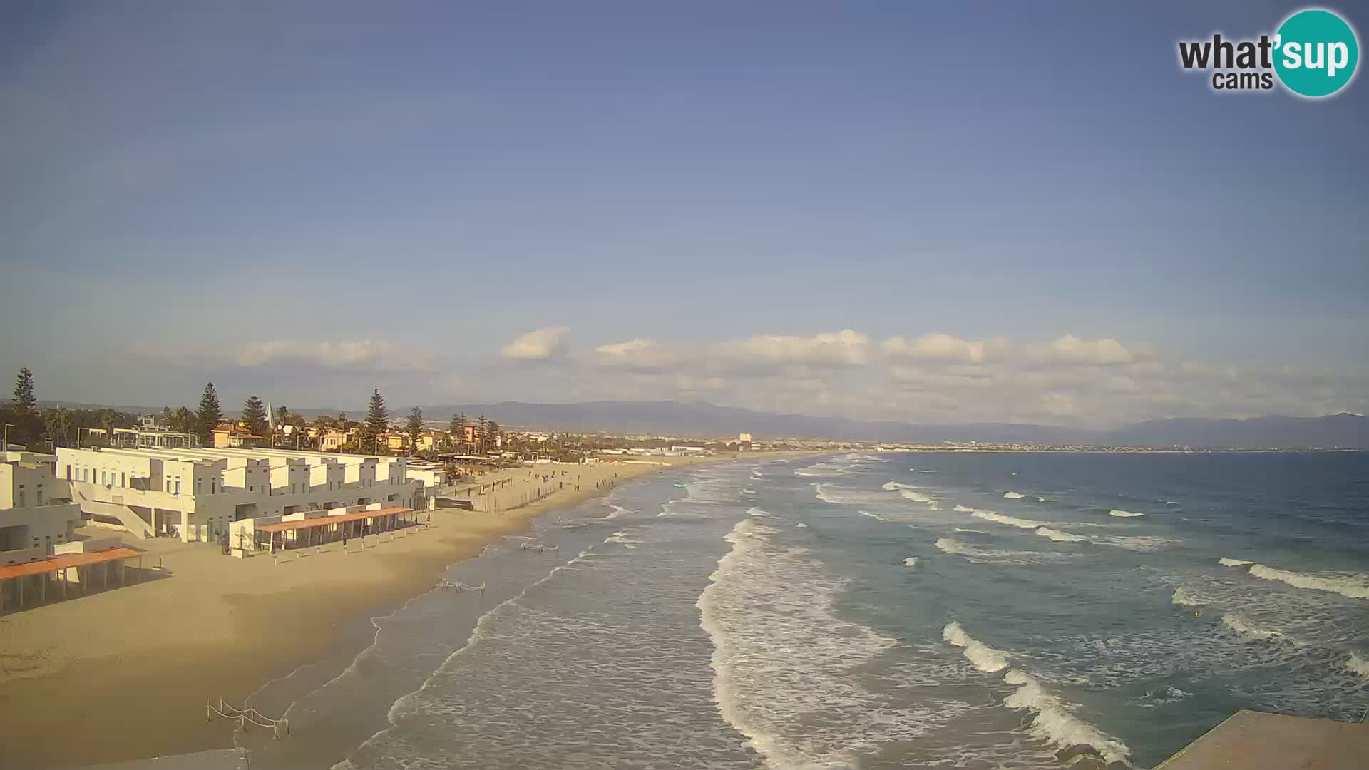 Live Webcam Golfo di Cagliari – Spiaggia del Poetto – Sardegna