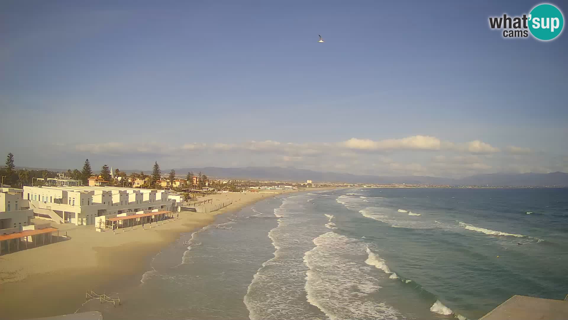 Live Webcam Golfo di Cagliari – Spiaggia del Poetto – Sardegna