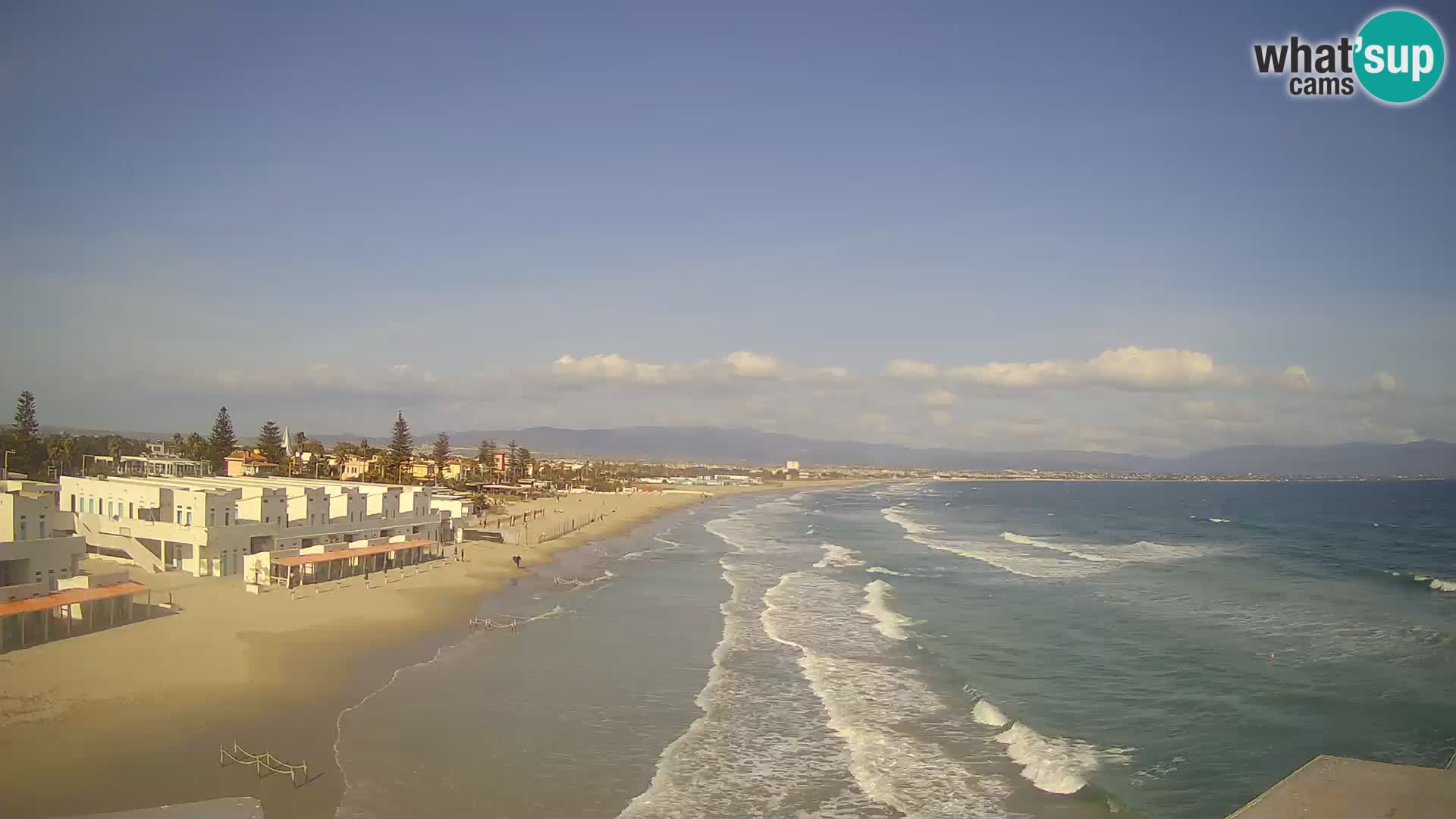 Live Webcam Golfo di Cagliari – Spiaggia del Poetto – Sardegna