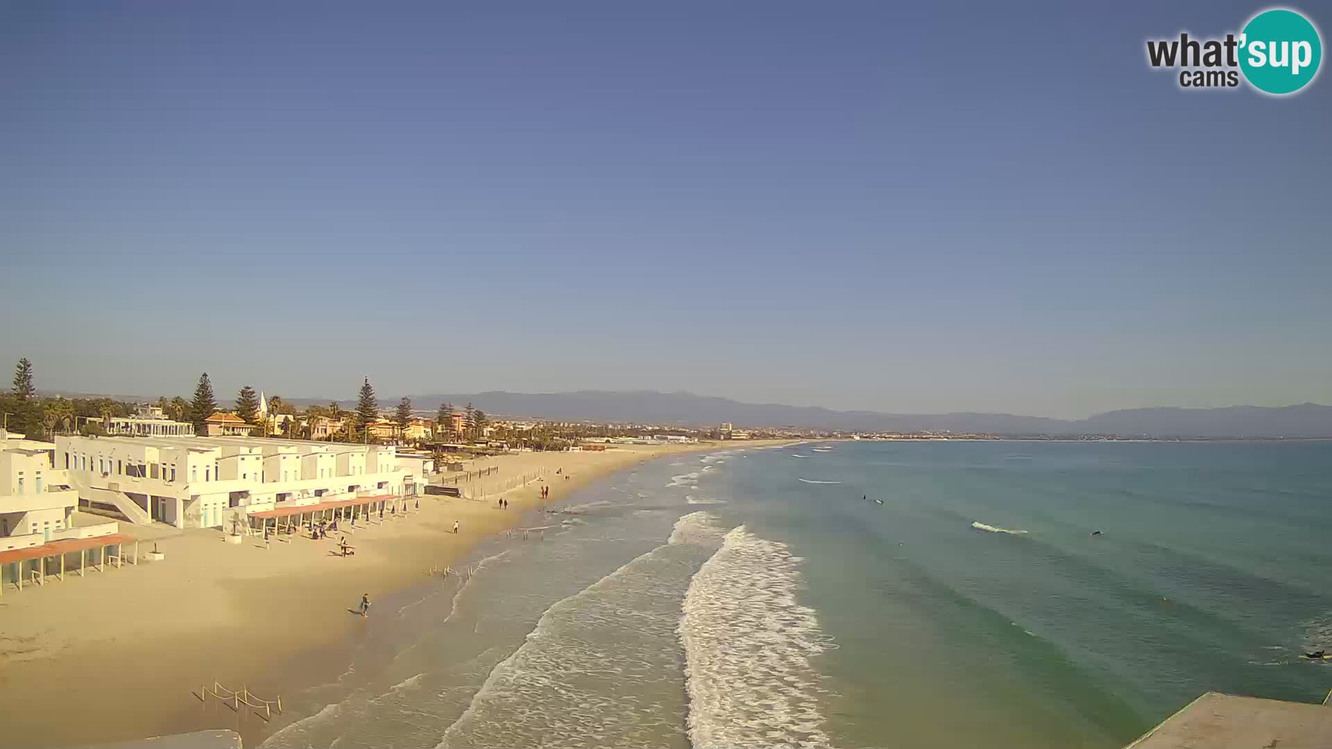 Live Webcam Golf von Cagliari – Strand Poetto – Sardinien