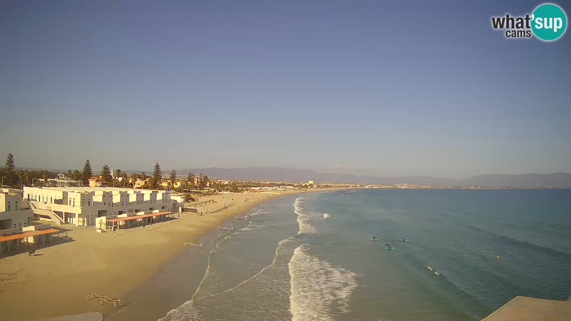 Live Webcam Golf von Cagliari – Strand Poetto – Sardinien