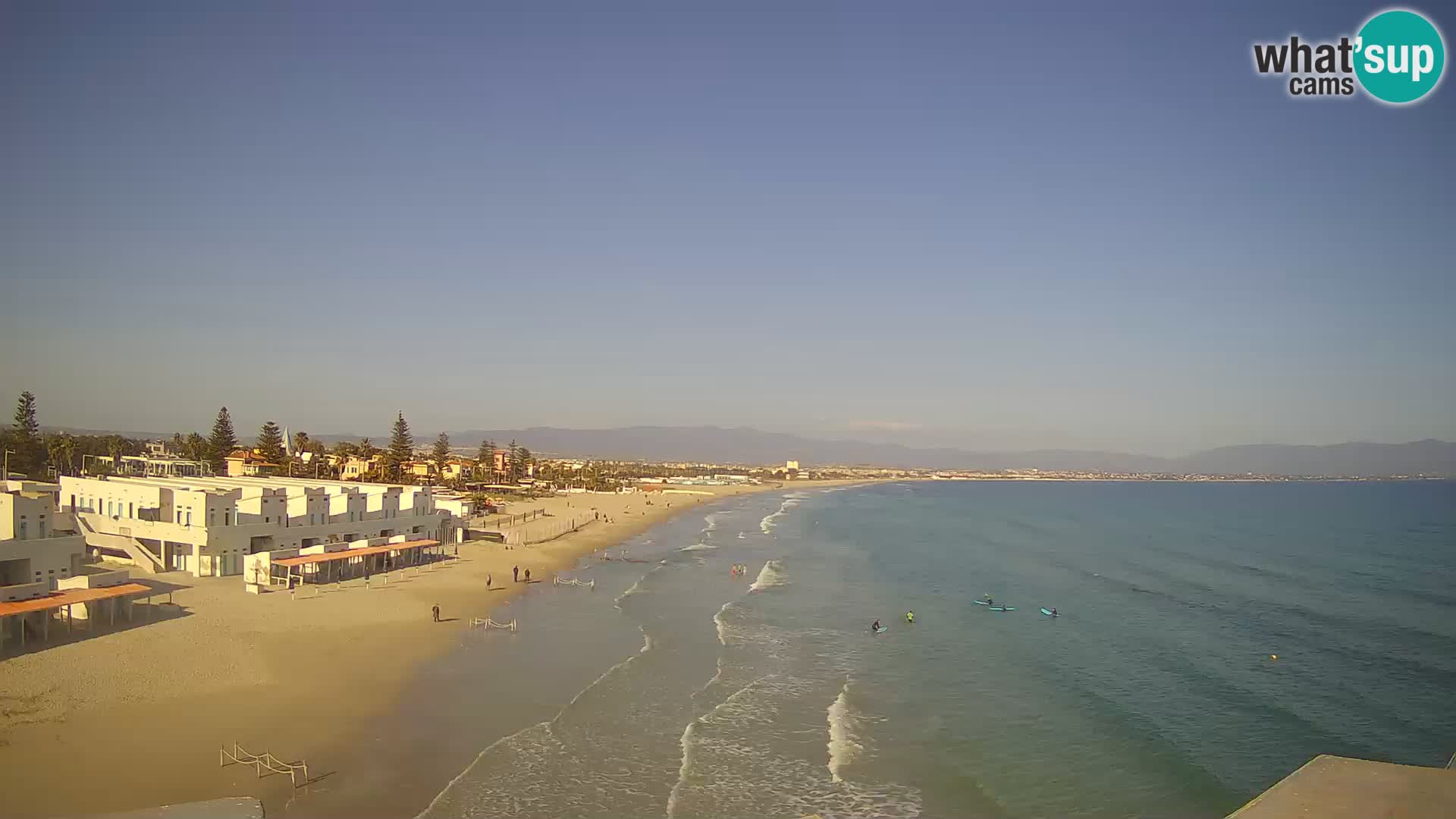 Live Webcam Golf von Cagliari – Strand Poetto – Sardinien