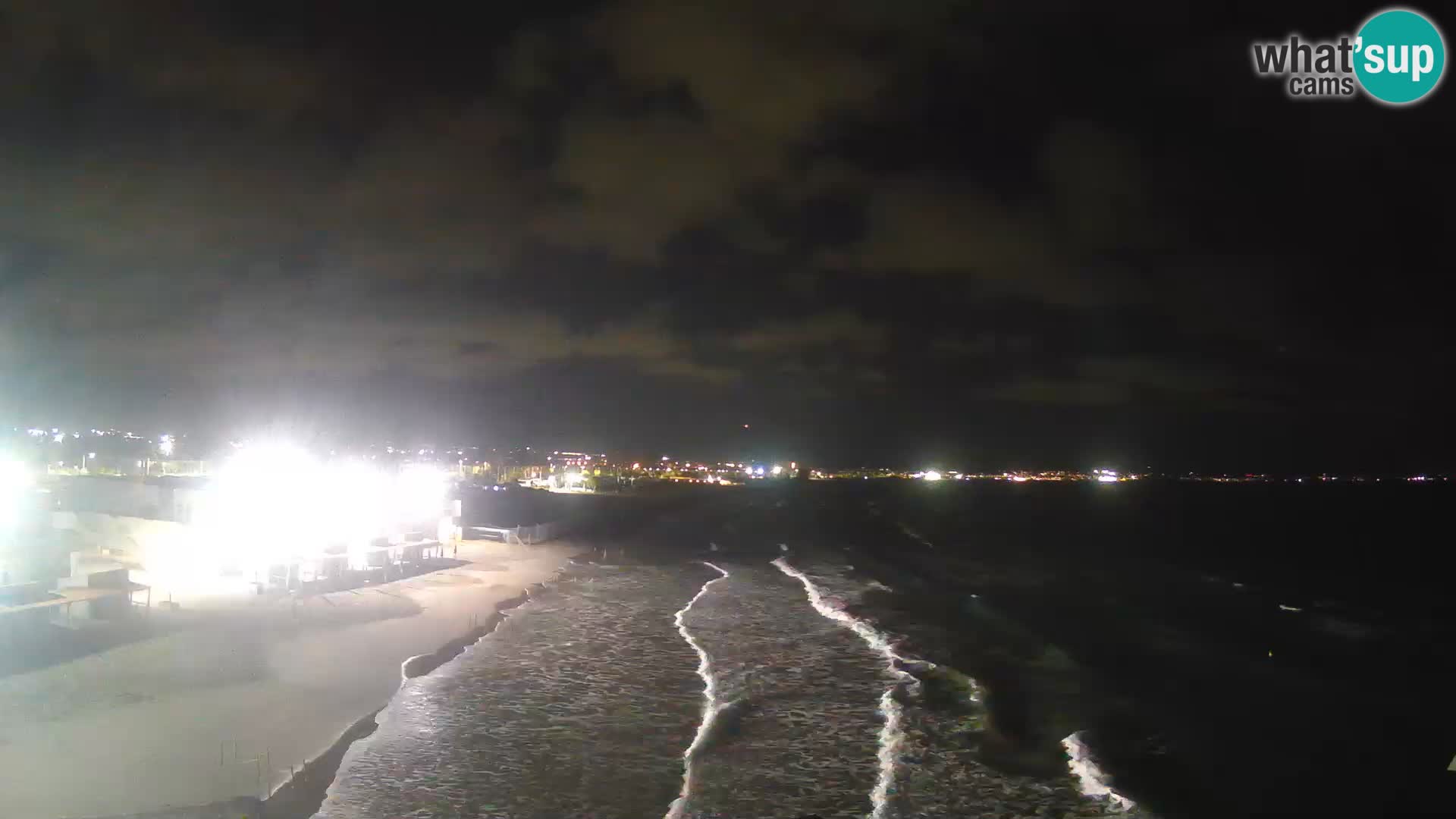 Camera en vivo Golfo de Cagliari – Playa del Poetto – Cerdeña