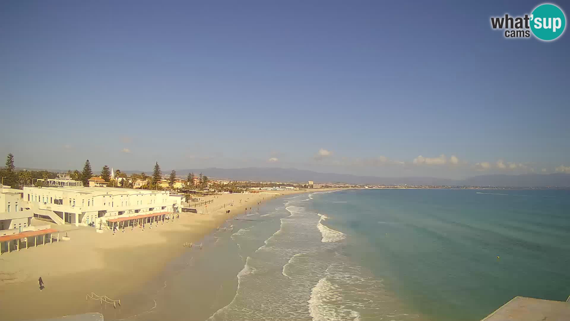 Live Webcam Gulf of Cagliari – Poetto beach – Sardinia