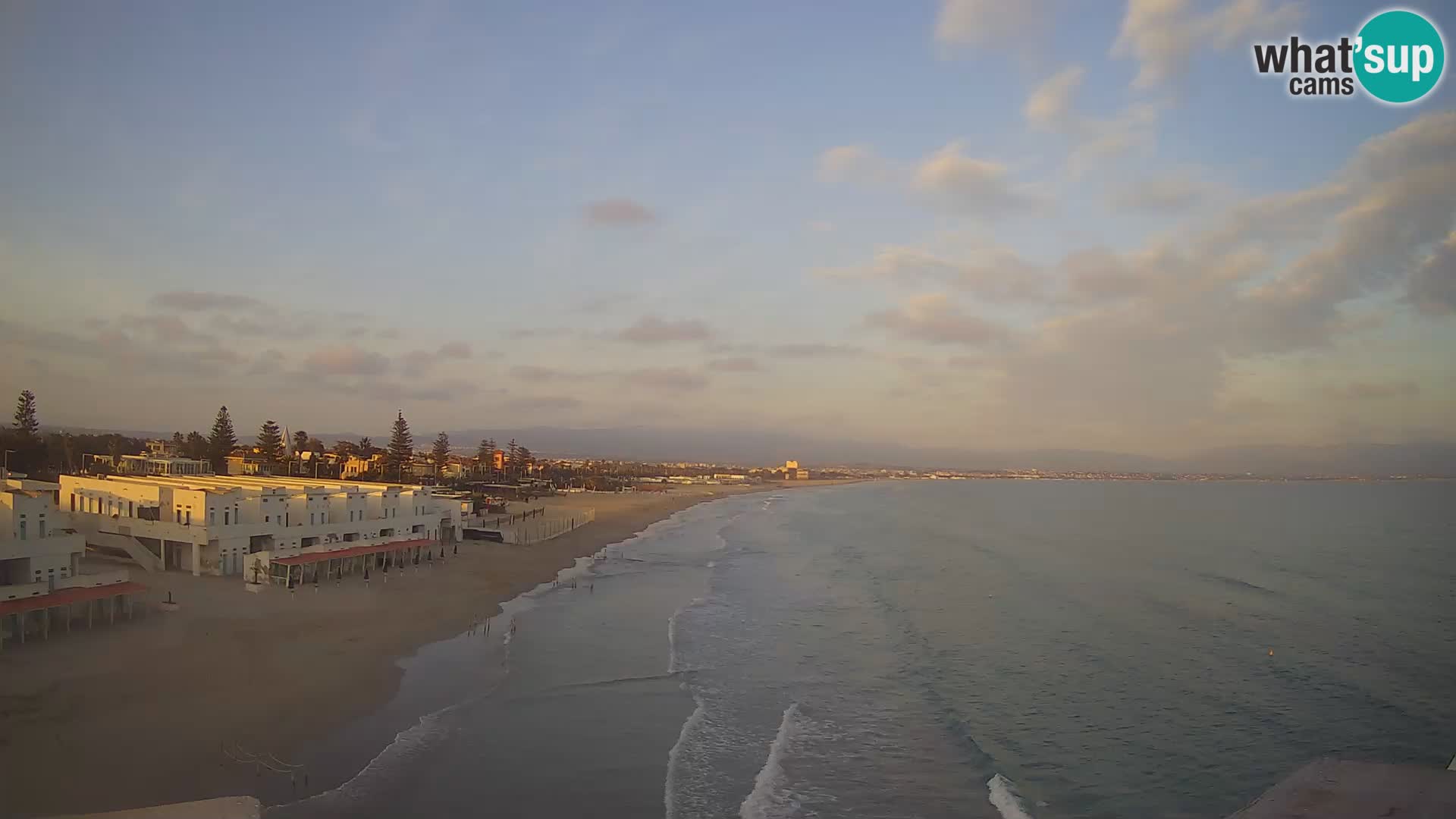 Live Webcam Golfo di Cagliari – Spiaggia del Poetto – Sardegna