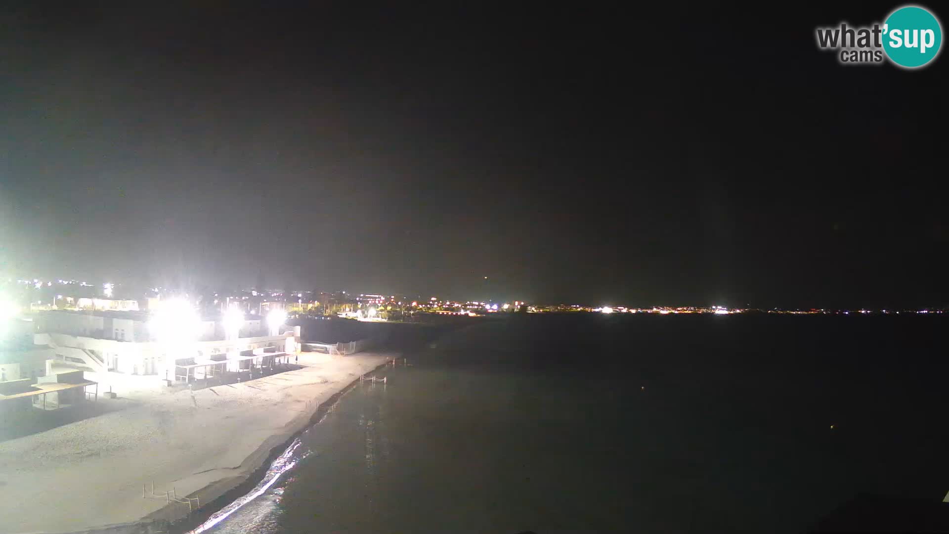 Camera en vivo Golfo de Cagliari – Playa del Poetto – Cerdeña