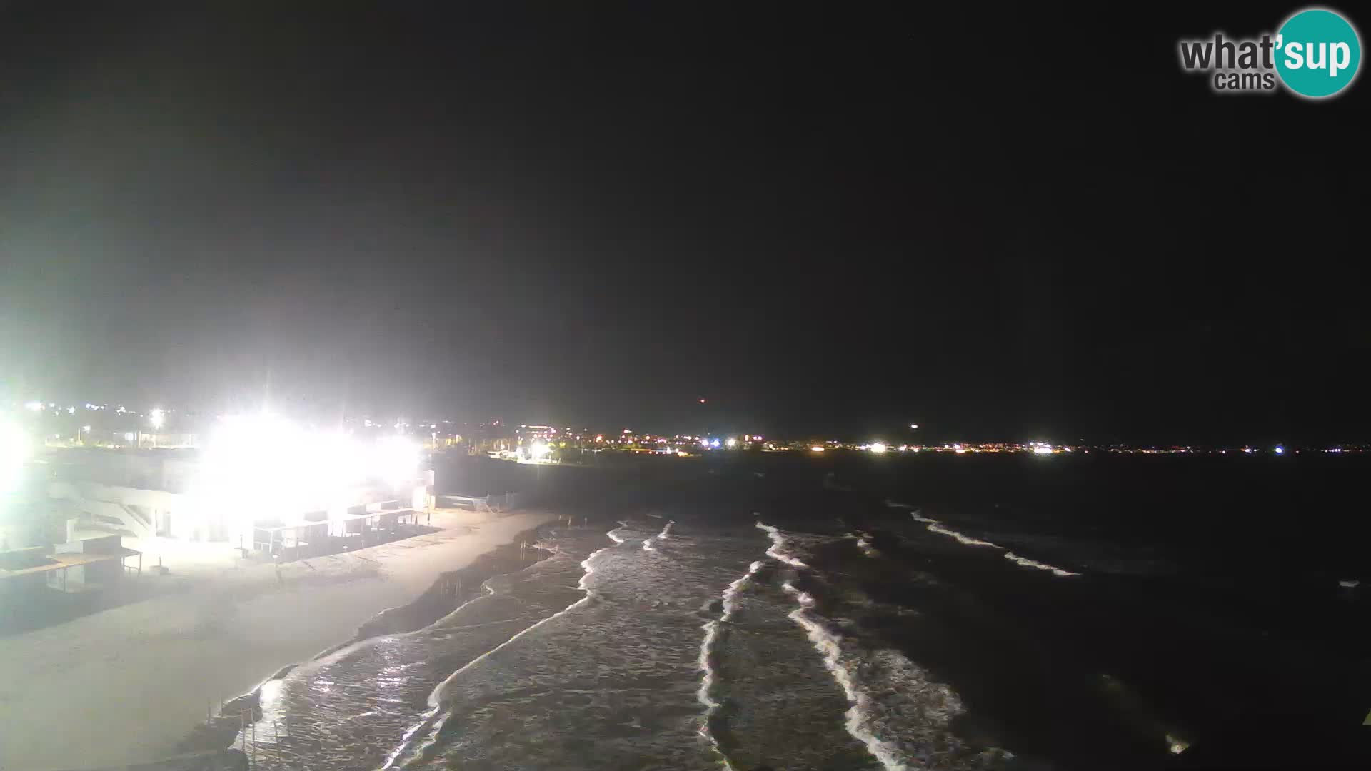 Webcam en direct Golfe de Cagliari – Plage du Poetto – Sardaigne