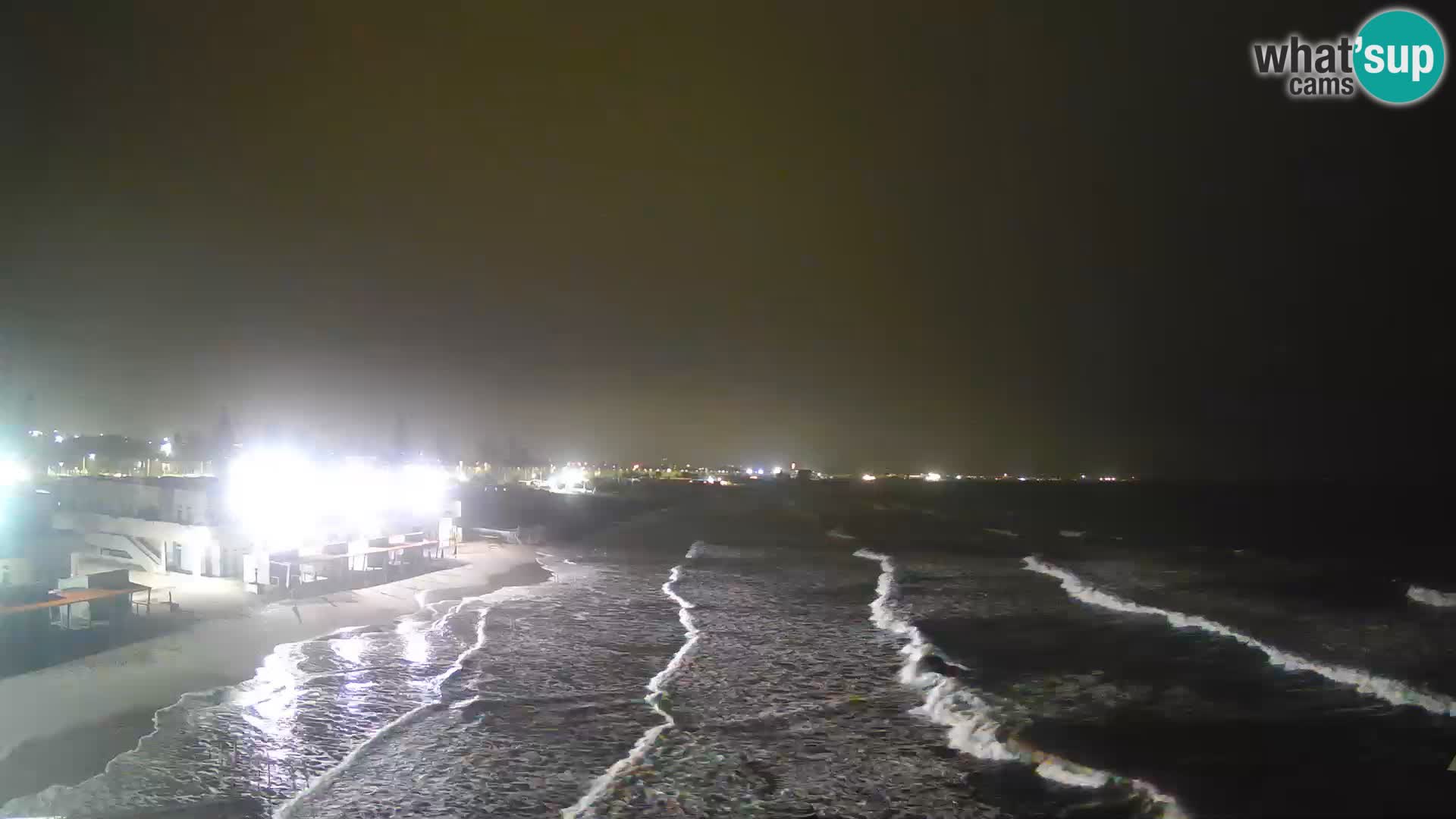 Camera en vivo Golfo de Cagliari – Playa del Poetto – Cerdeña