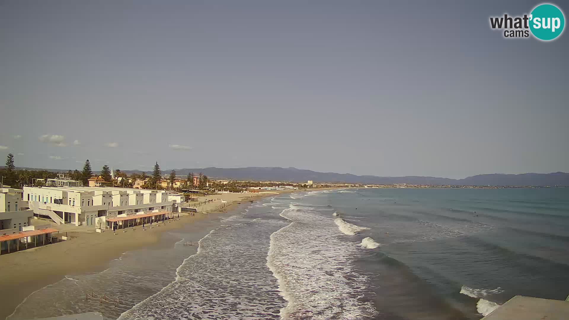 Live Webcam Golf von Cagliari – Strand Poetto – Sardinien