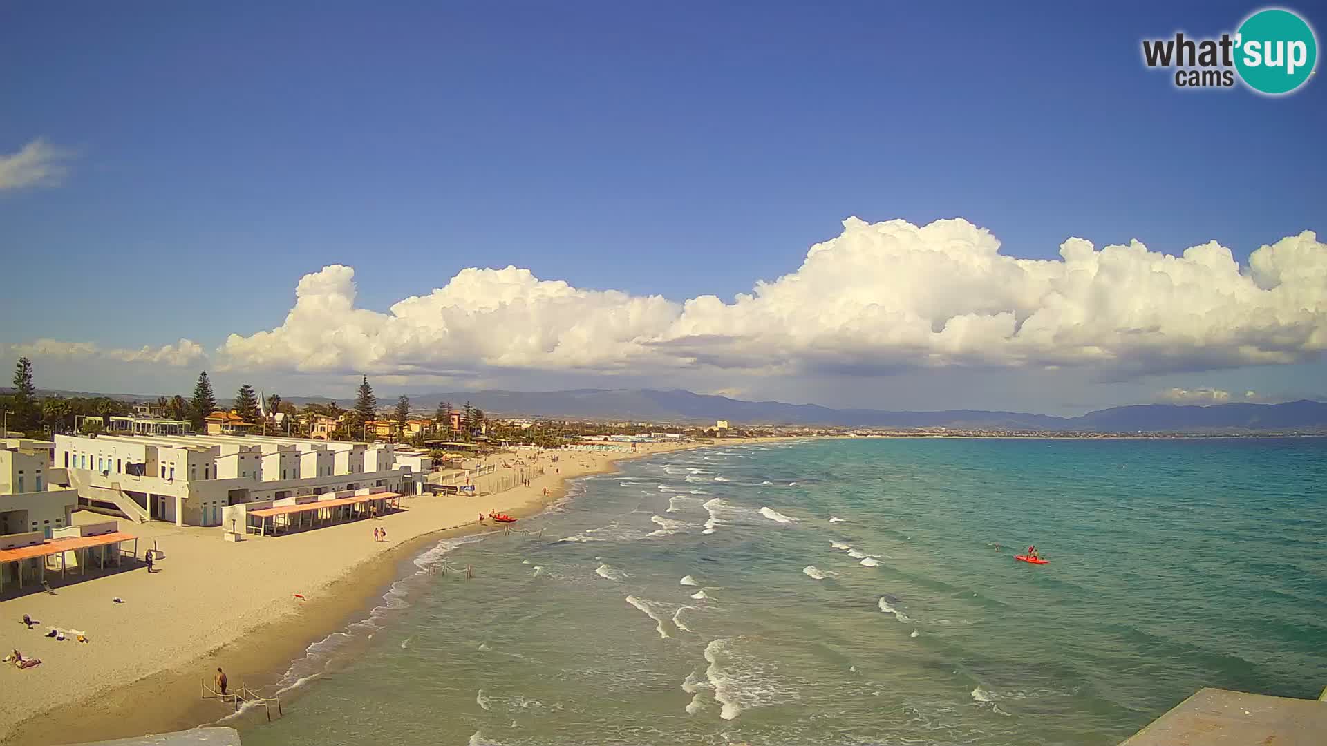 Live Webcam Gulf of Cagliari – Poetto beach – Sardinia