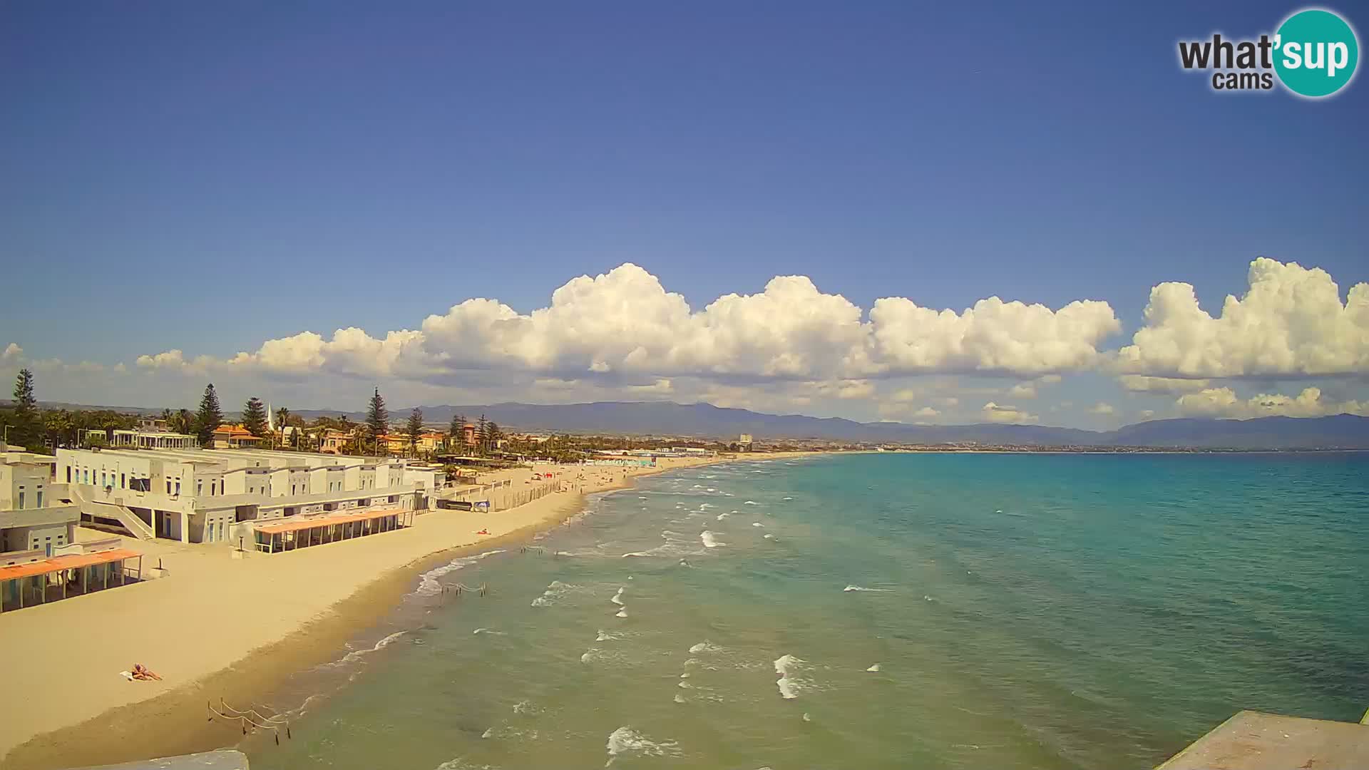Live Webcam Gulf of Cagliari – Poetto beach – Sardinia