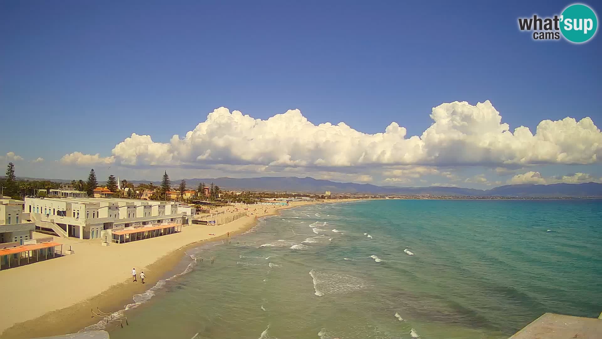 Live Webcam Gulf of Cagliari – Poetto beach – Sardinia
