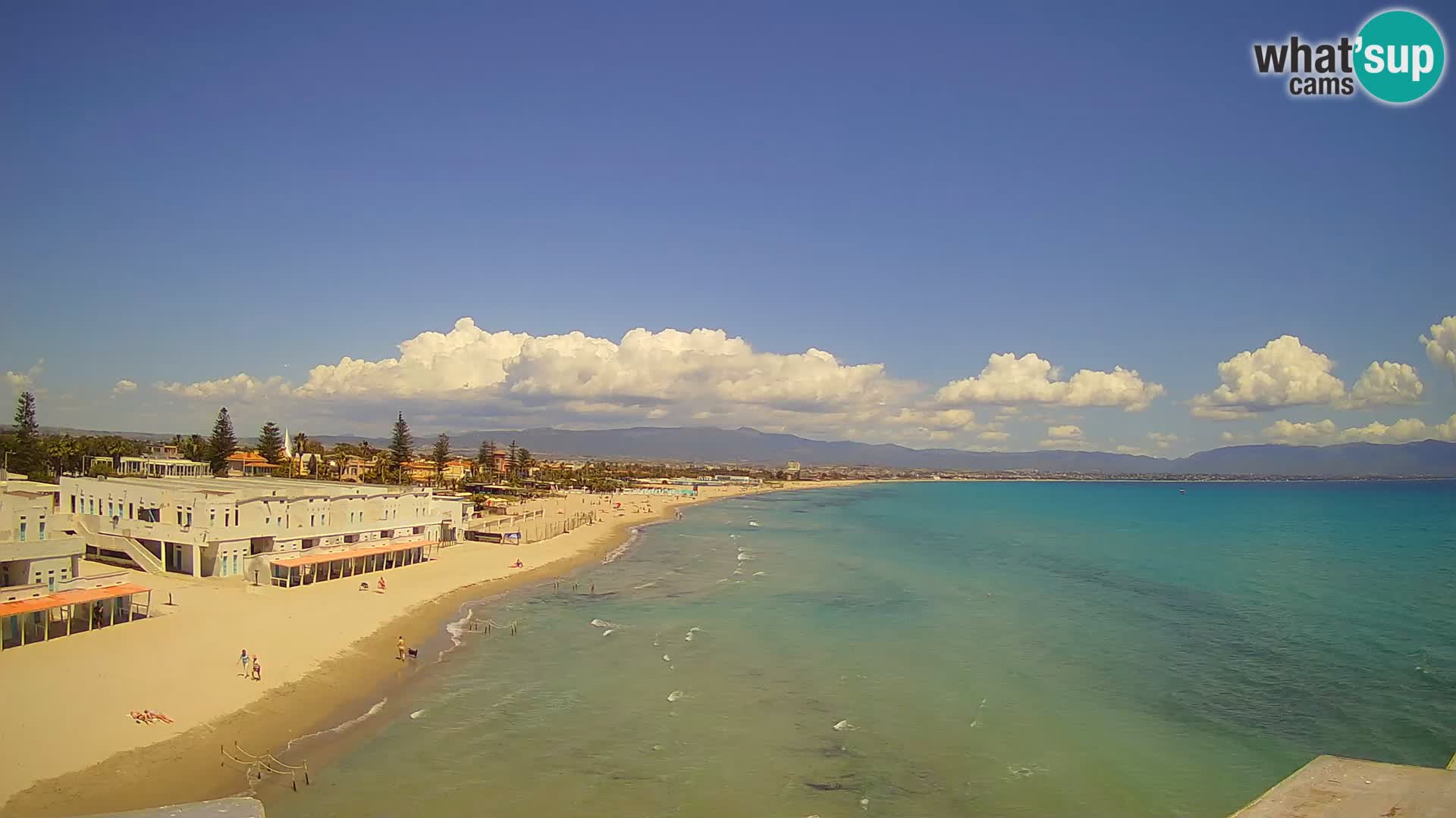 Live Webcam Golfo di Cagliari – Spiaggia del Poetto – Sardegna