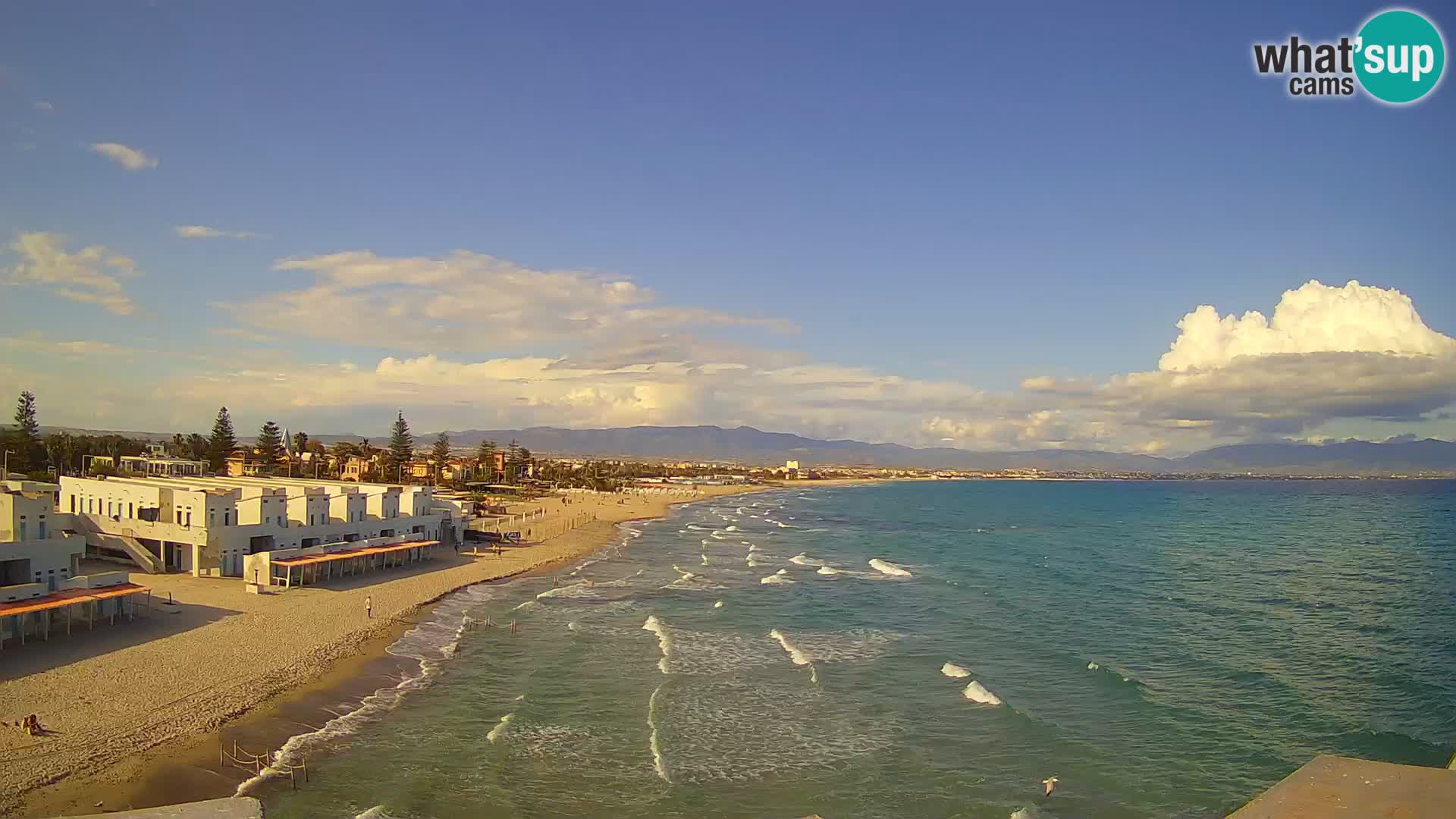 Live Webcam Gulf of Cagliari – Poetto beach – Sardinia