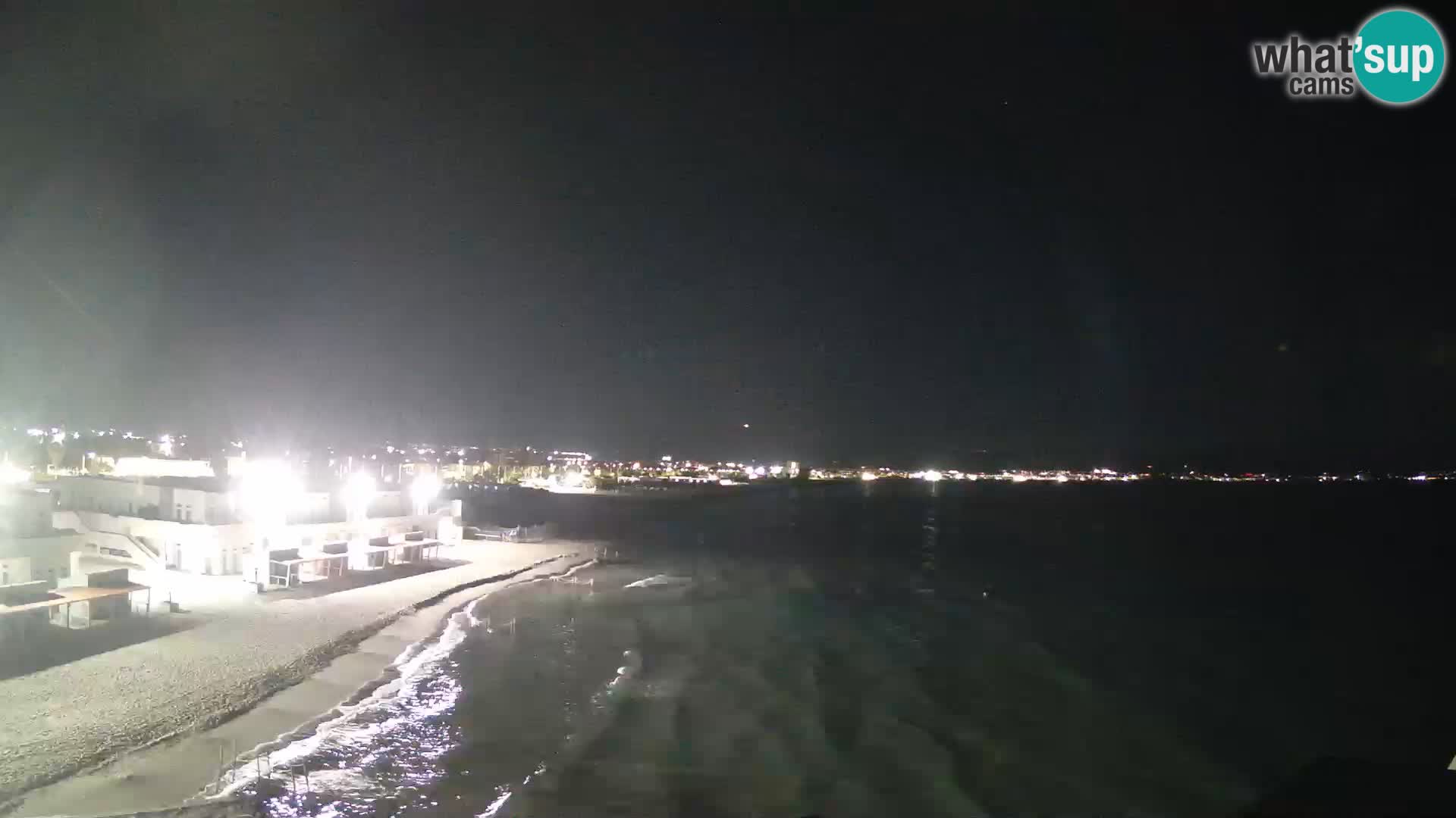 Web kamera uživo Cagliarski zaljev – plaža Poetto – Sardinija
