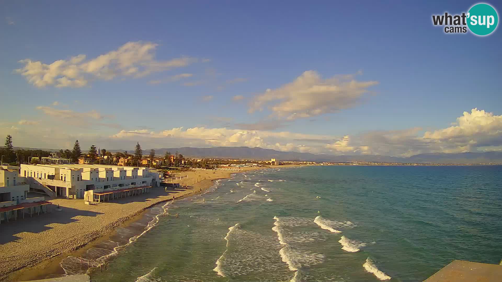 Live Webcam Gulf of Cagliari – Poetto beach – Sardinia