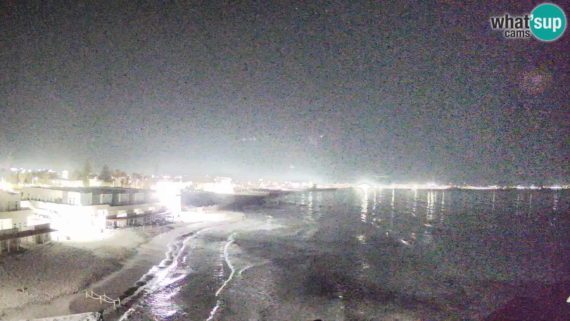 Webcam en direct Golfe de Cagliari – Plage du Poetto – Sardaigne