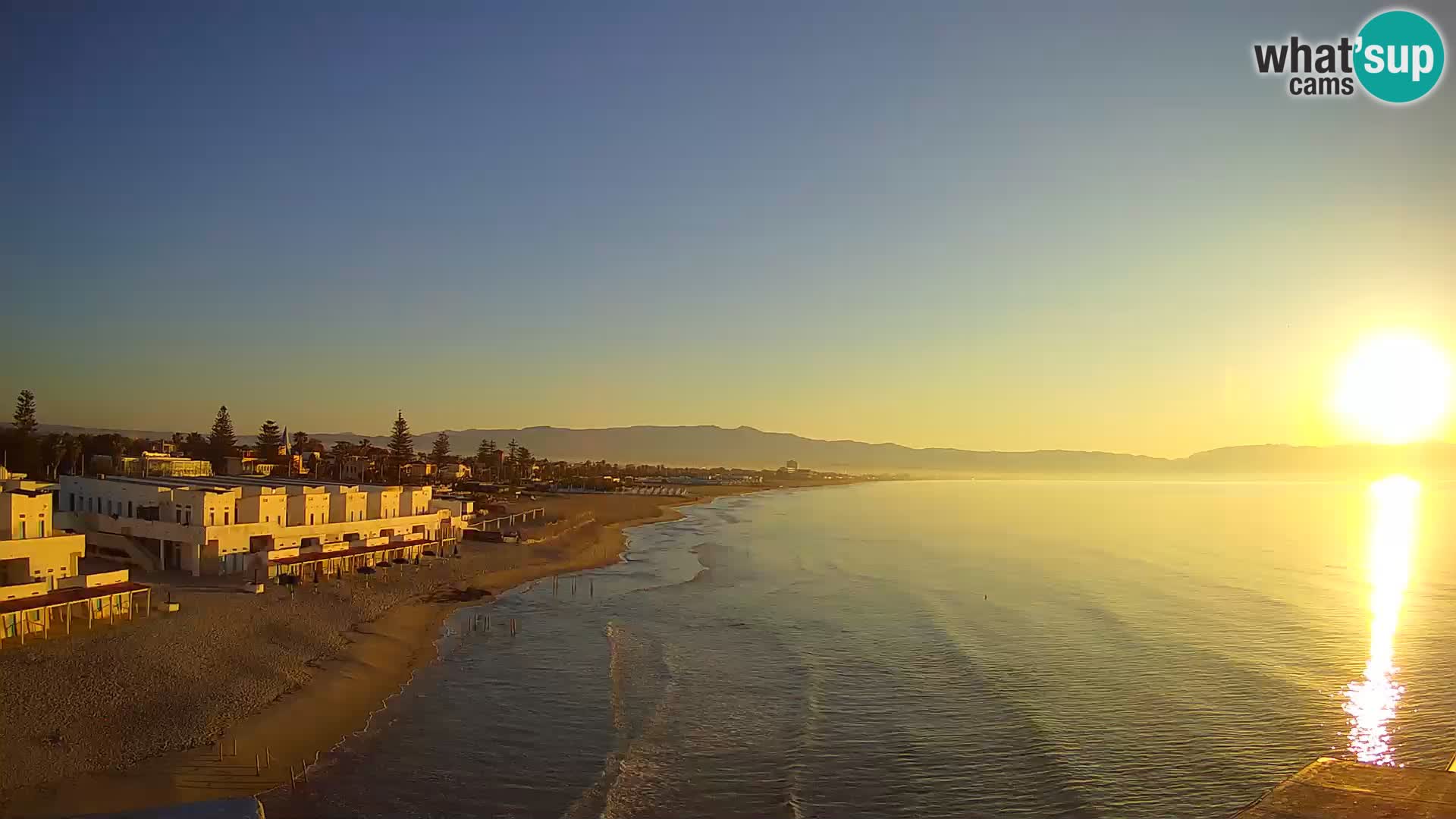 Live Webcam Golf von Cagliari – Strand Poetto – Sardinien