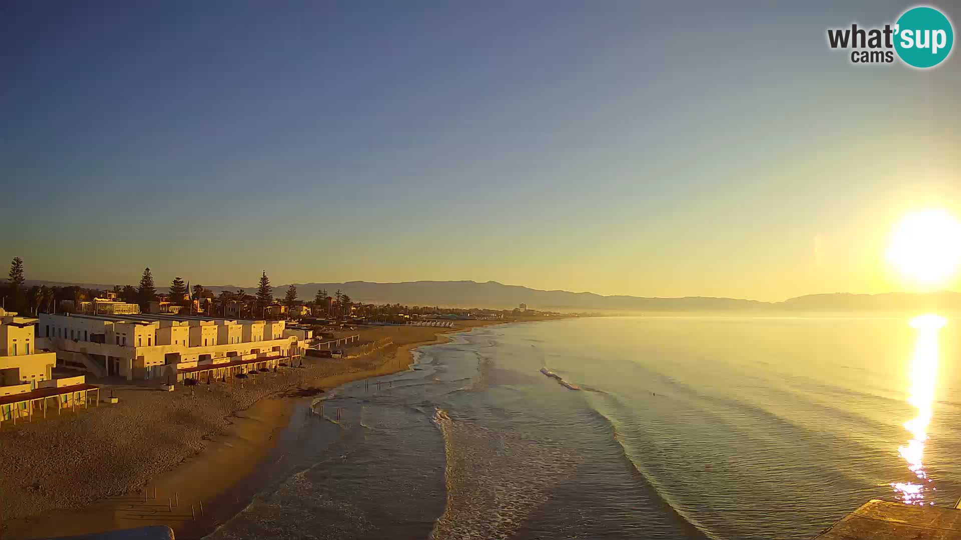 Live Webcam Gulf of Cagliari – Poetto beach – Sardinia
