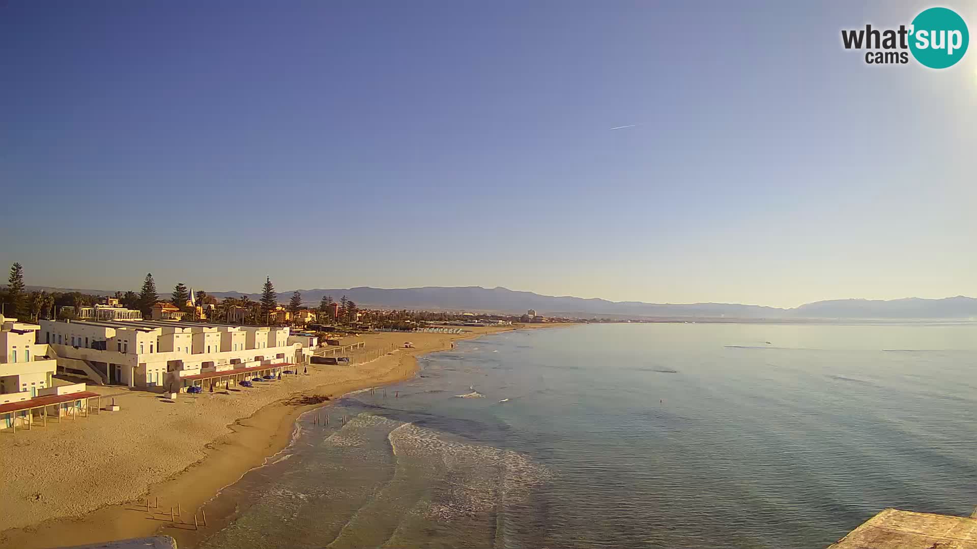 Live Webcam Golf von Cagliari – Strand Poetto – Sardinien