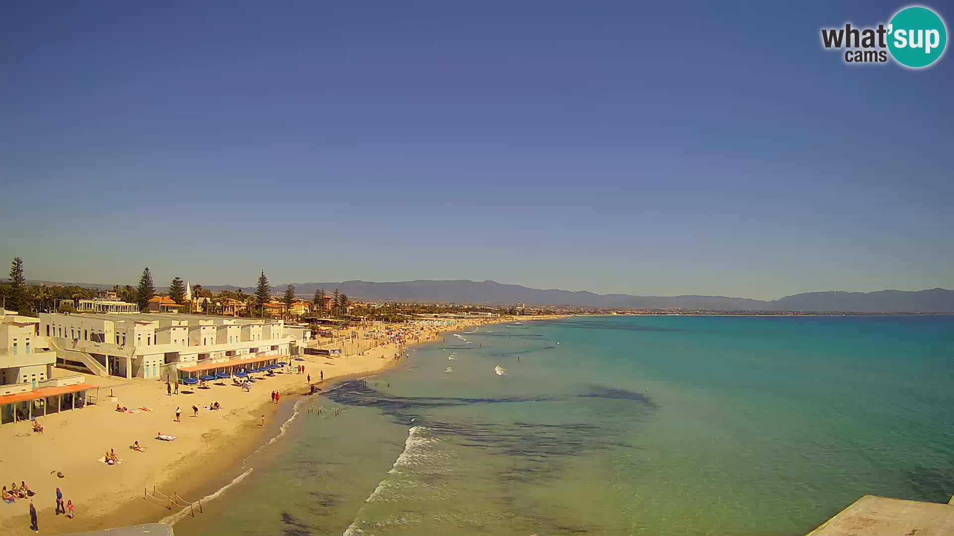 Live Webcam Gulf of Cagliari – Poetto beach – Sardinia