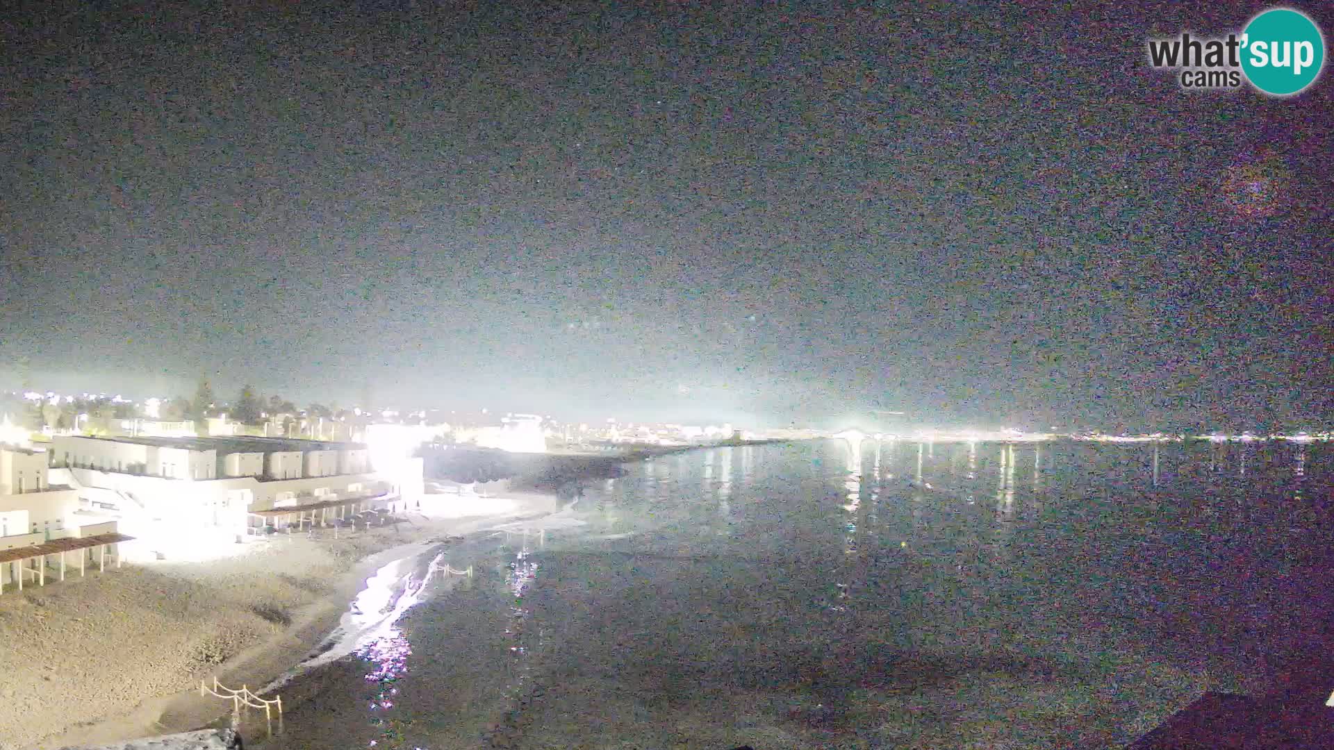 Camera en vivo Golfo de Cagliari – Playa del Poetto – Cerdeña