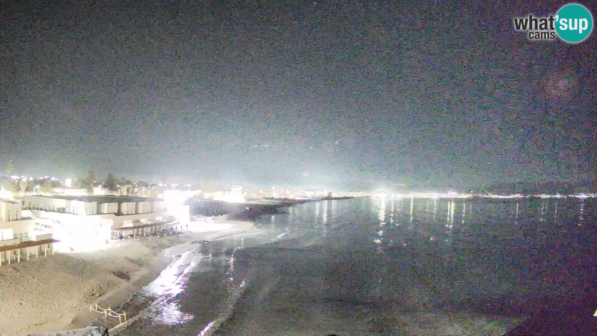 Camera en vivo Golfo de Cagliari – Playa del Poetto – Cerdeña
